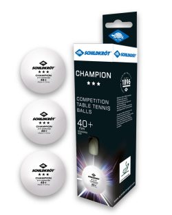 Donic Champion 3* White 40+ Table Tennis Balls