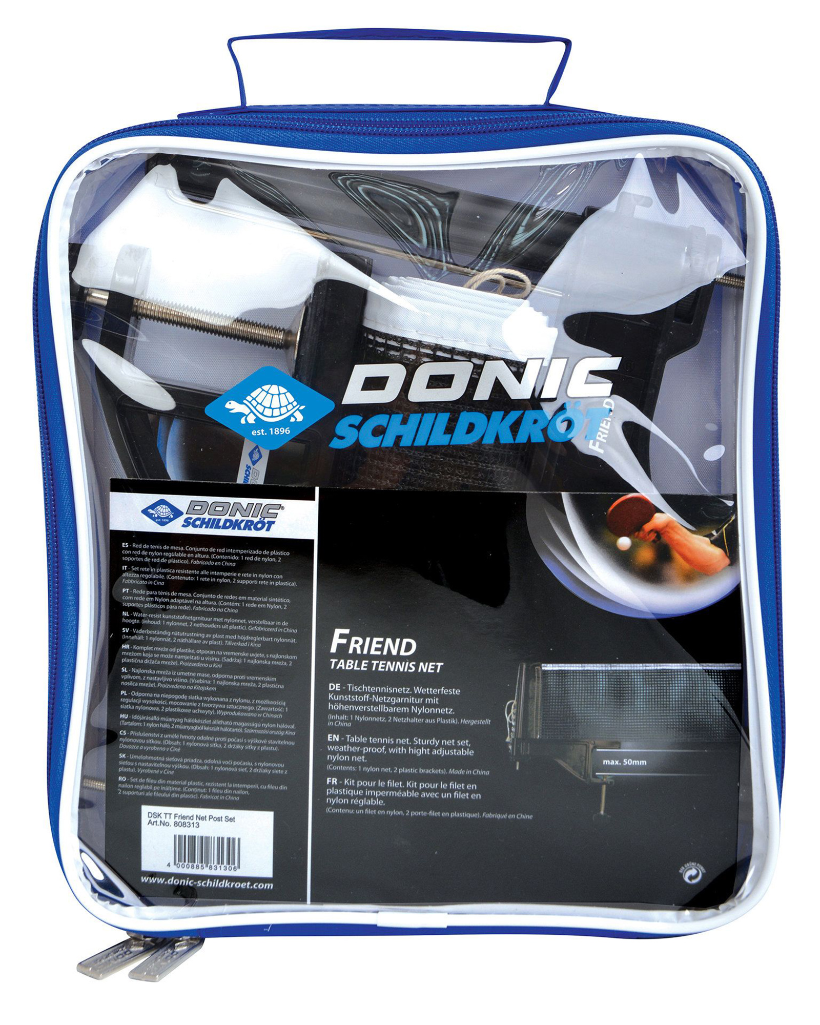 Donic Friend Table Tennis Net and Post Set - Image 3