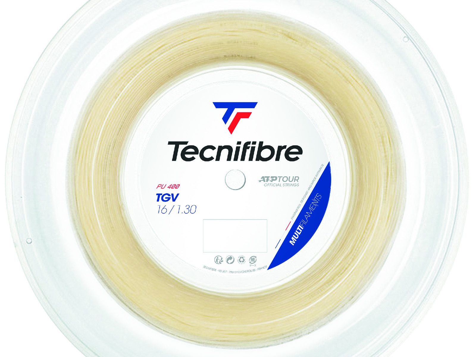 Racket string Tecnifibre 200M Synthetic Gut 1,3 mm