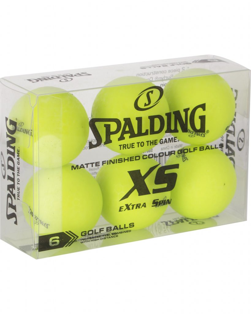 Spalding XS Golf Balls 6 pack SGS