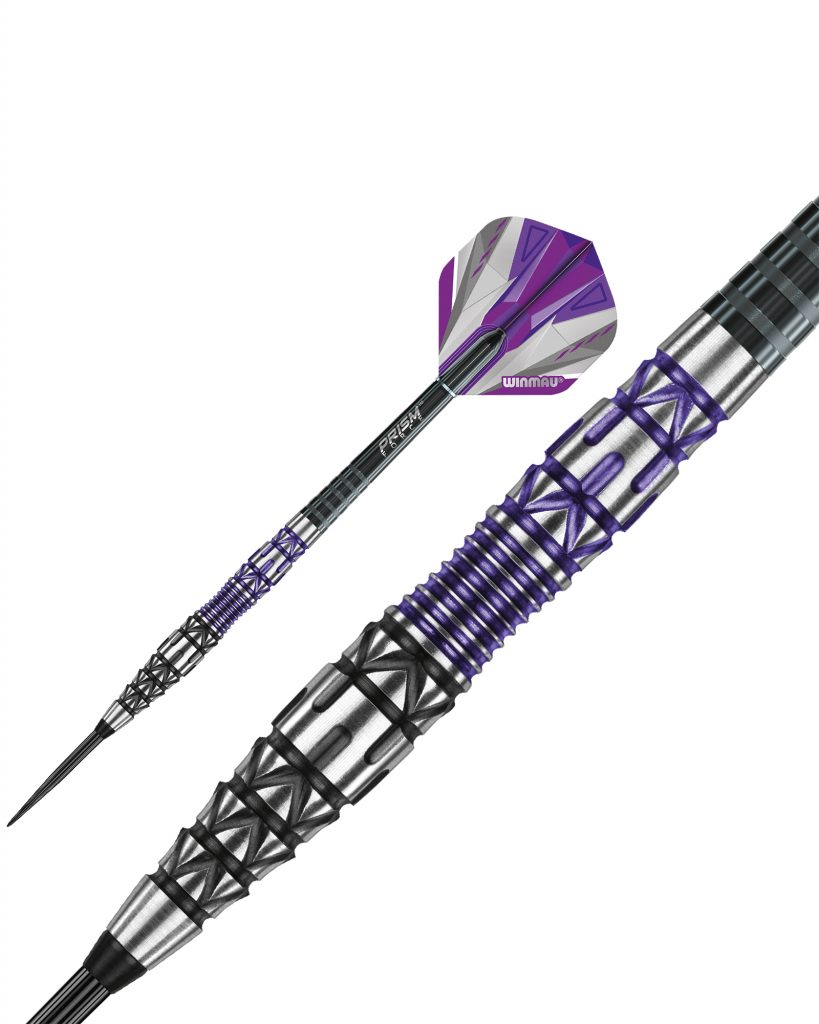 Set De Fléchettes Winmau Simon Whitlock 24g - 3 Fléchettes Laiton Avec Vols Et Shafts - Pointe Acier, Équilibre Parfait