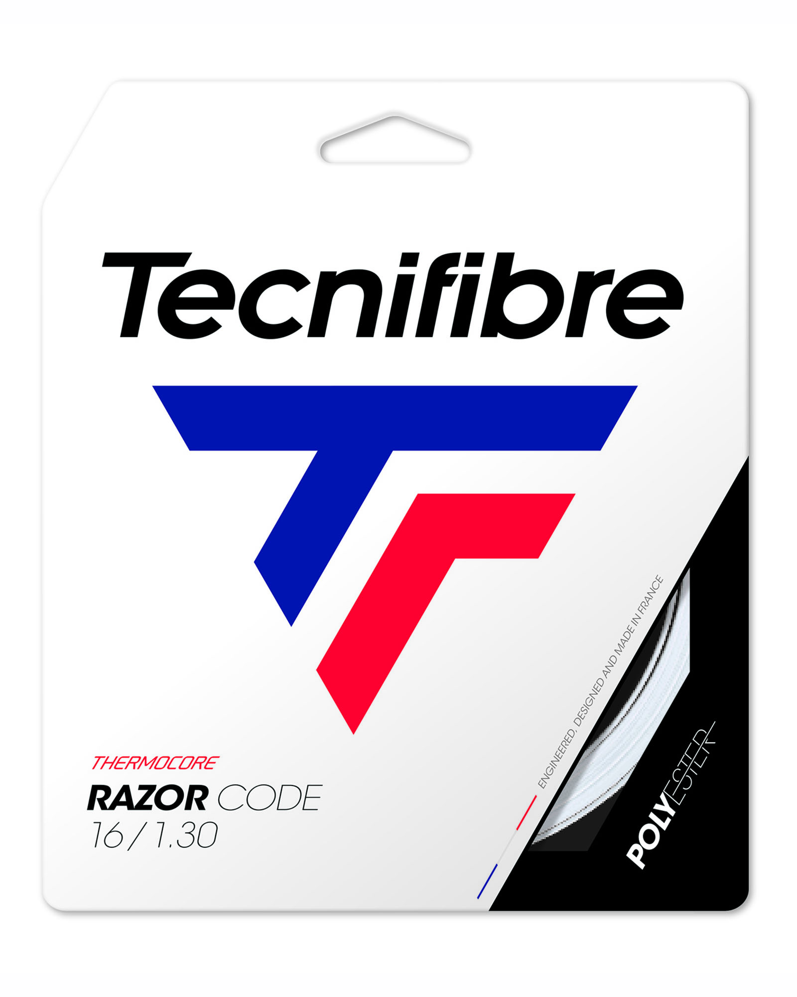 Tecnifibre Razor Code Tennis String White 1.30