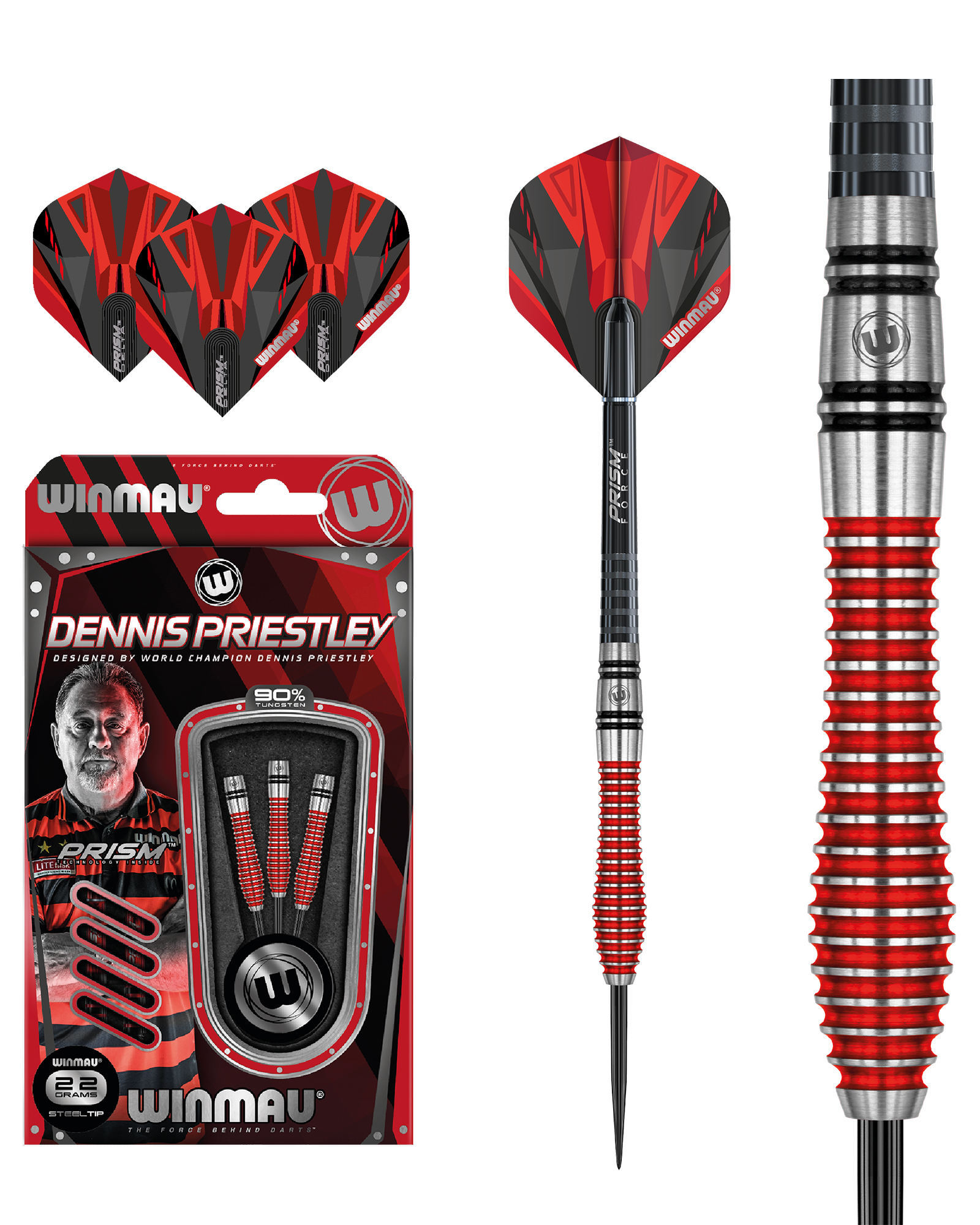 Winmau Dennis Priestley Special Edition Darts Set