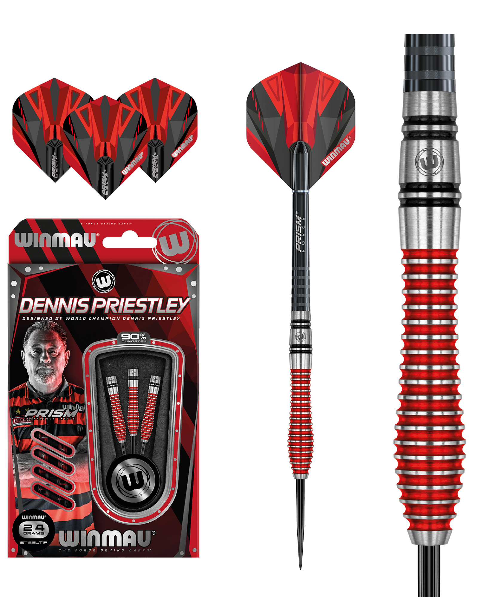 Winmau Dennis Priestley Special Edition Darts Set - Image 5