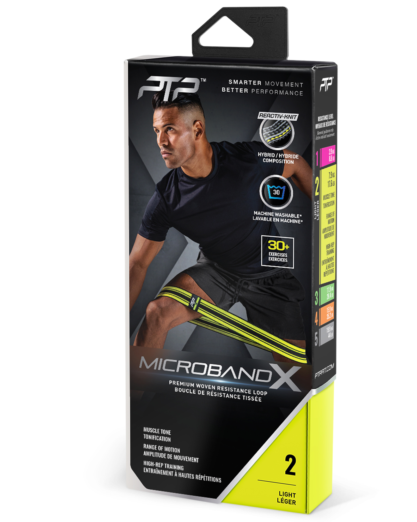 PTP MicroBandX Light Lime - Image 2