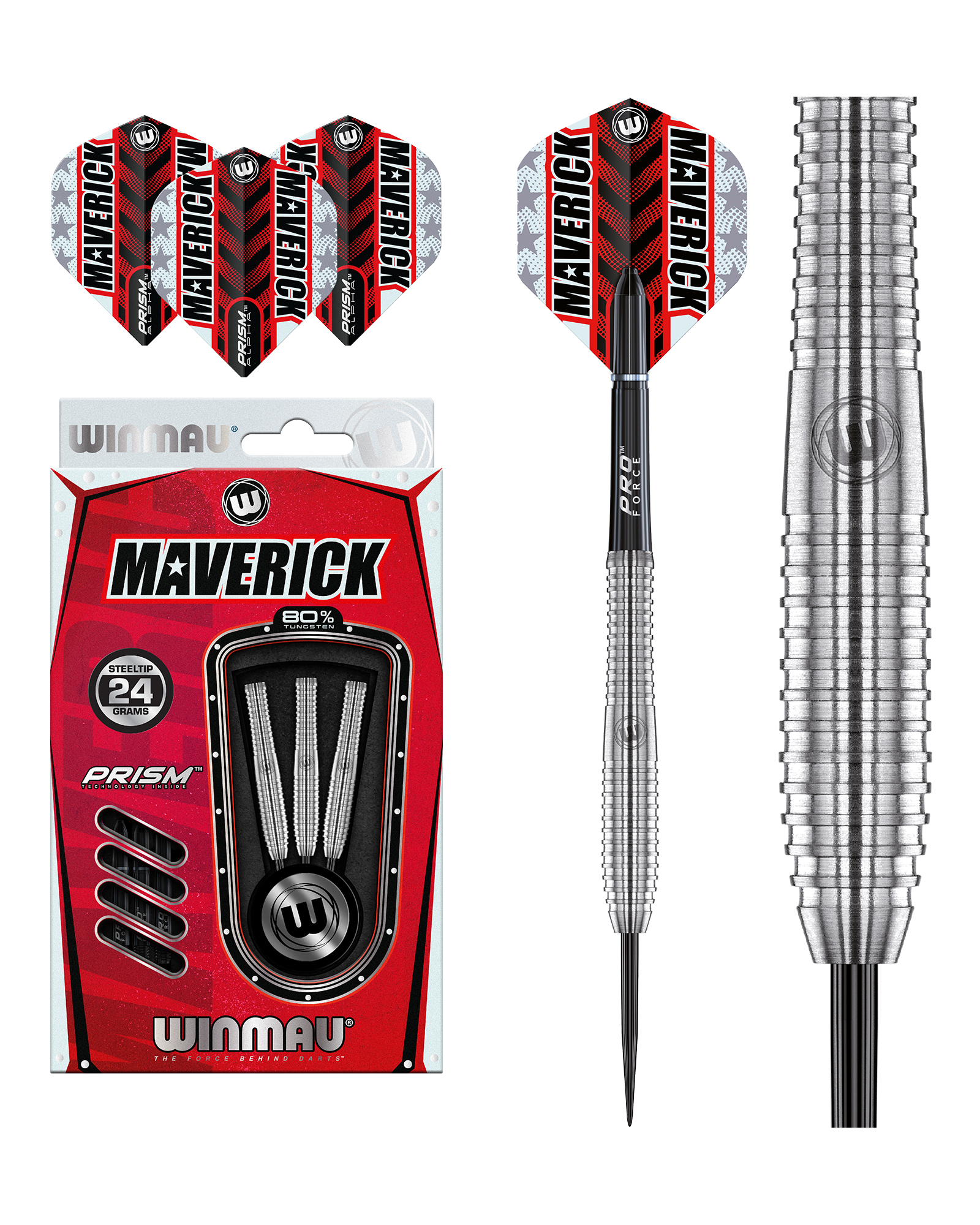 Winmau Maverick Steeltip Dart Set - Image 3