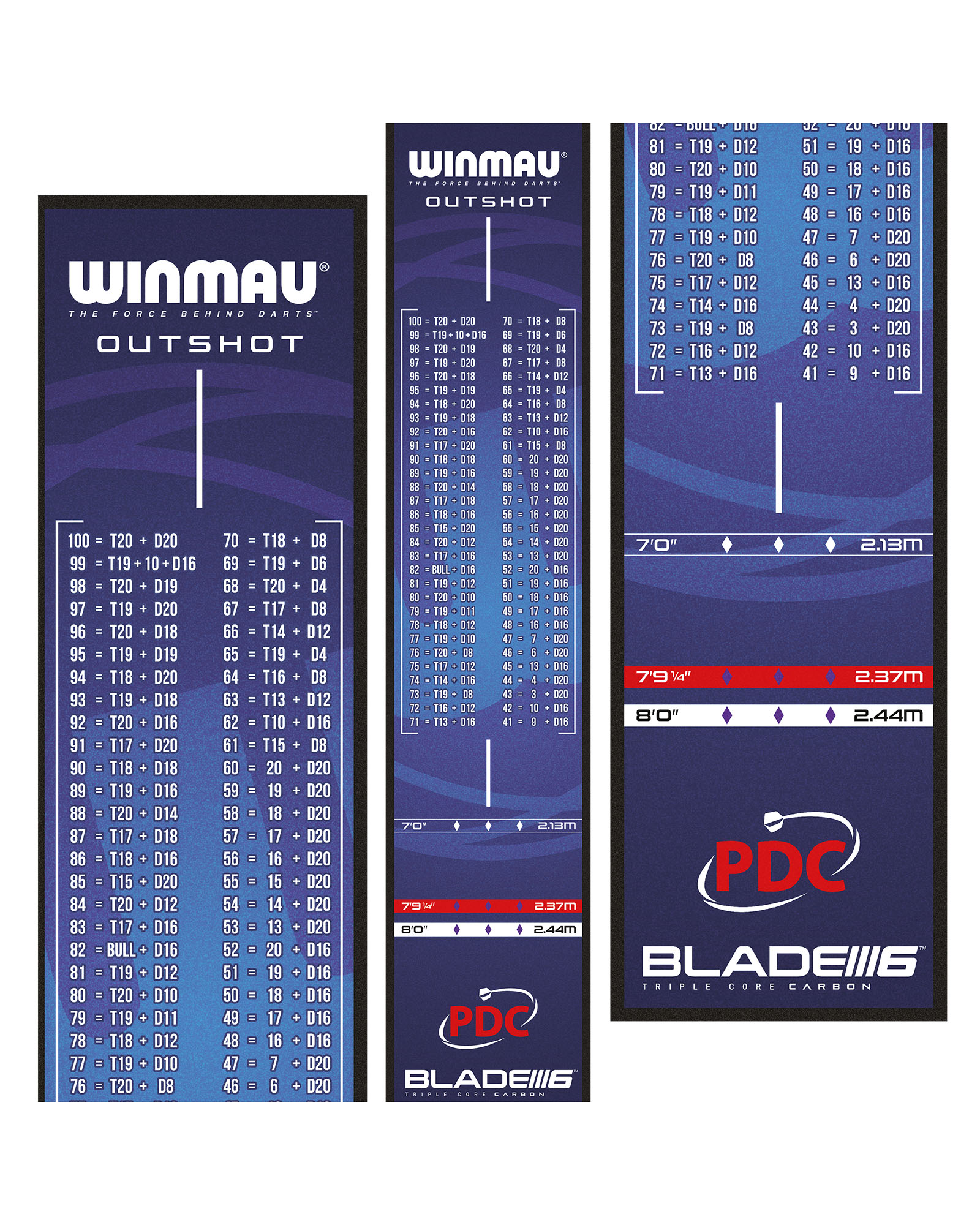 8209 Winmau Outshot Dart Mat
