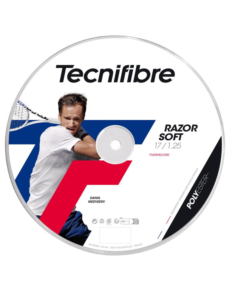 Tecnifibre Razor Soft Tennis String Black 1.25mm REEL SGS