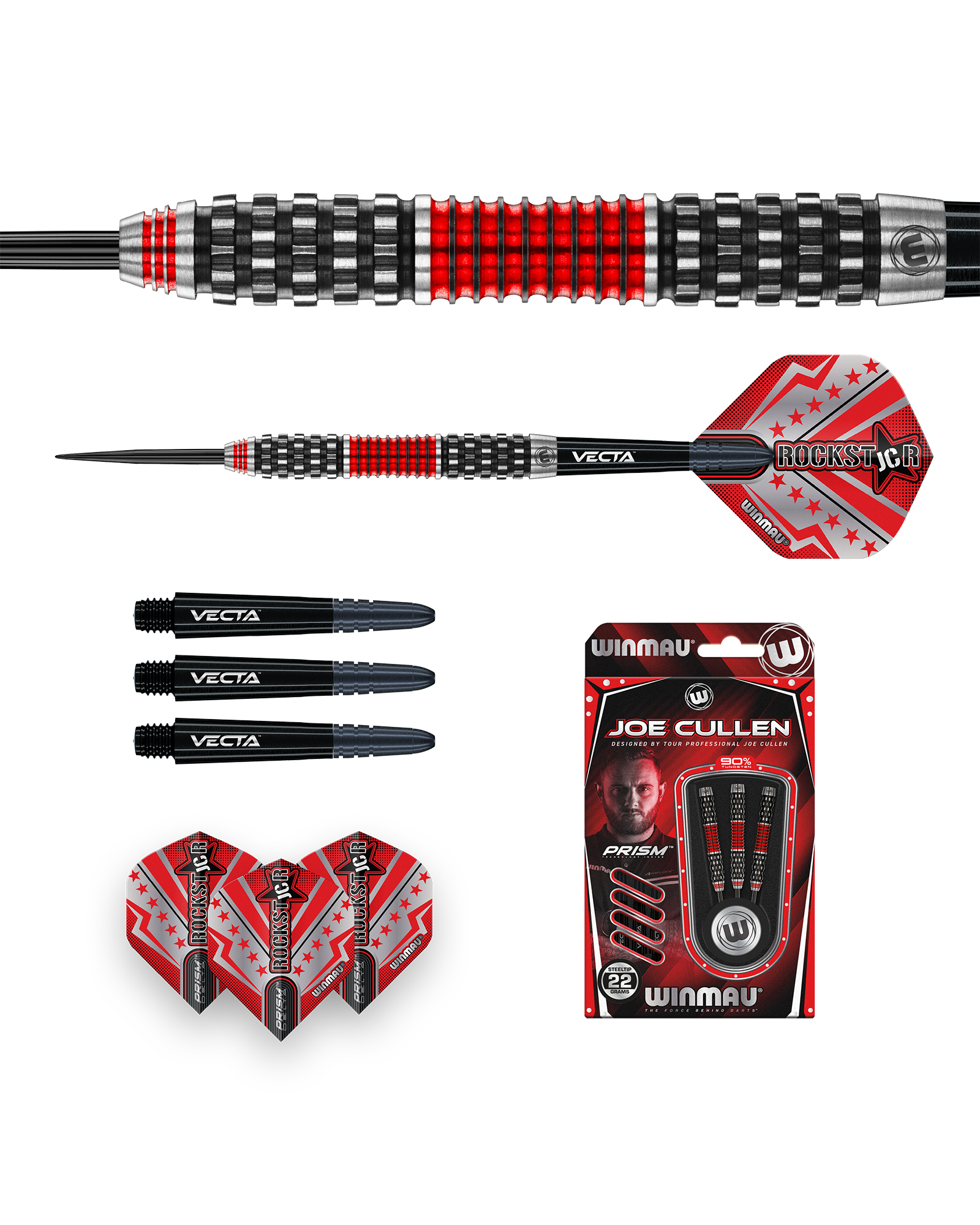 Winmau Joe Cullen Rockstar RS 1.0 Dart Set