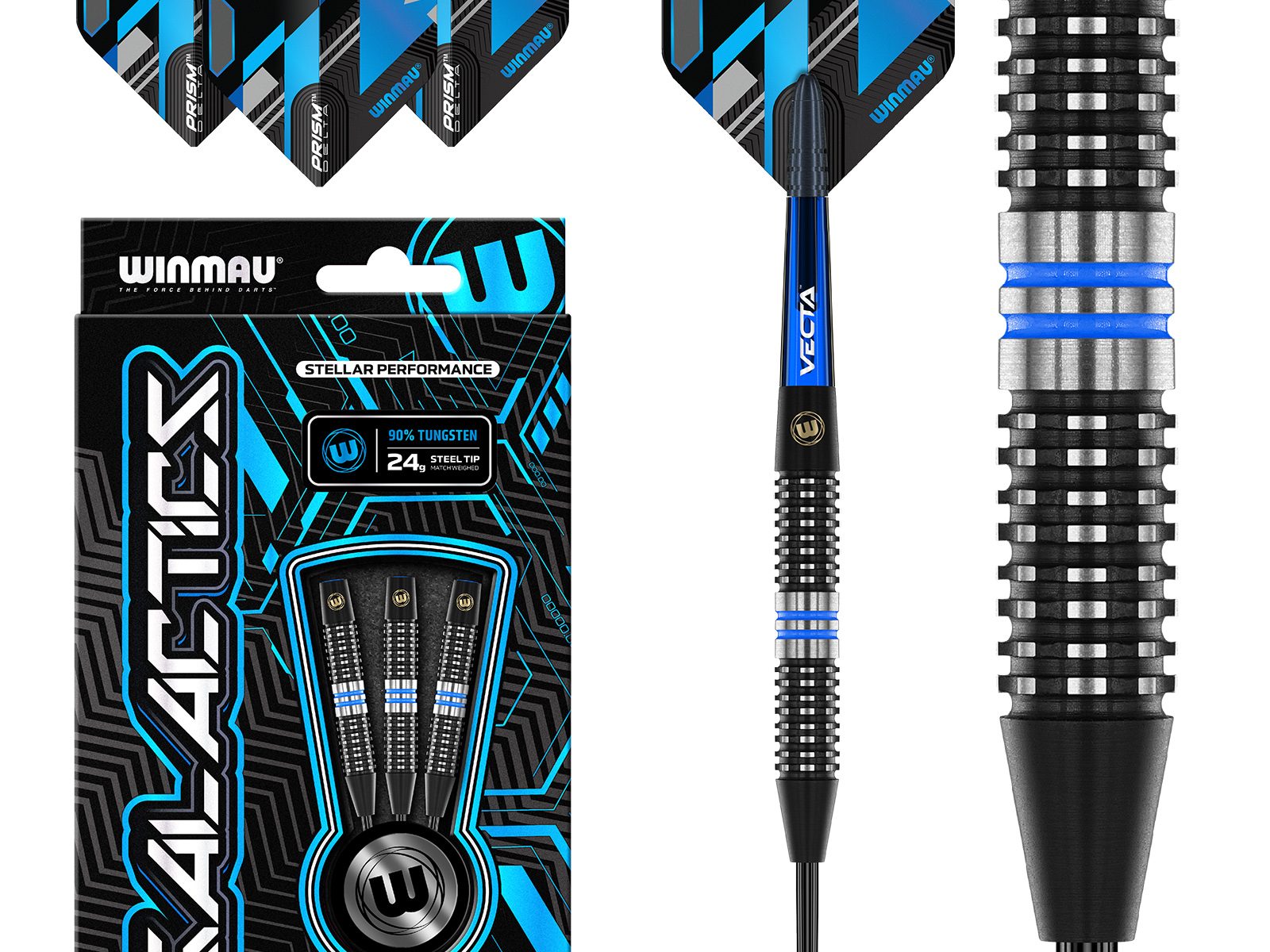 Winmau Galactics 90% Tungsten Dart Set