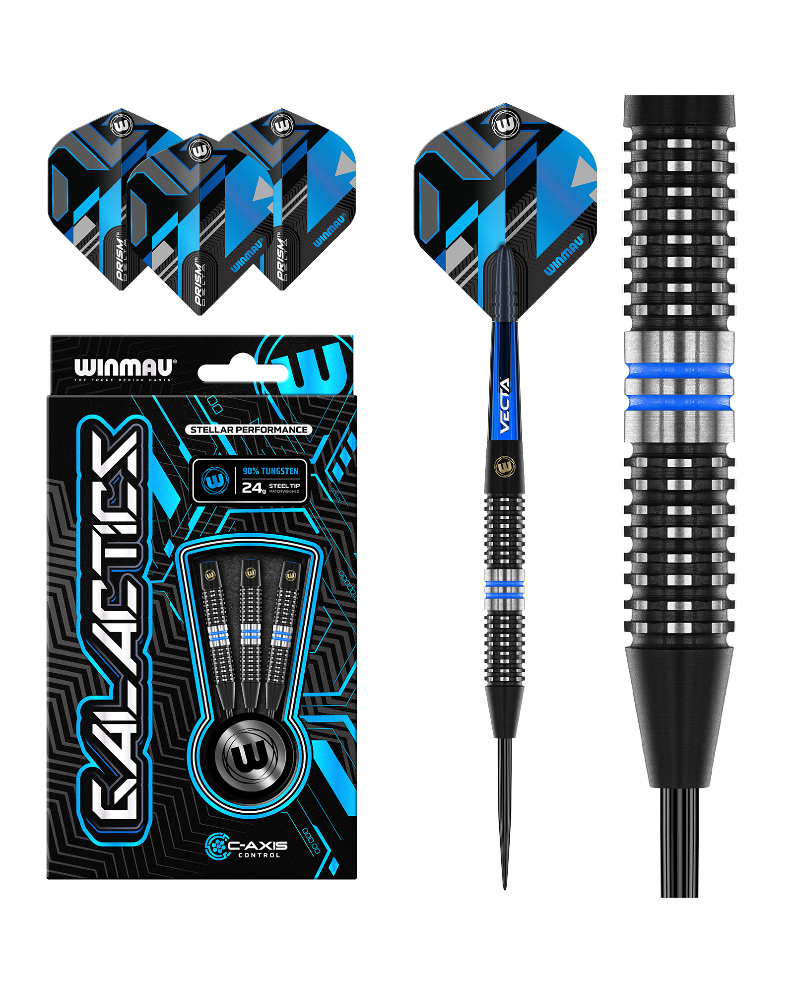 Winmau Galactics 90% Tungsten Dart Set