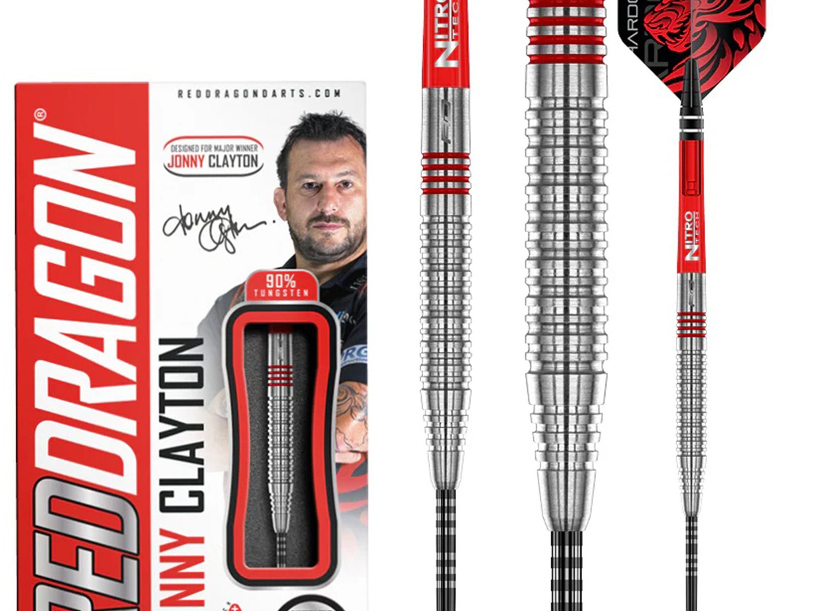 Red Dragon Jonny Clayton Original Dart Set