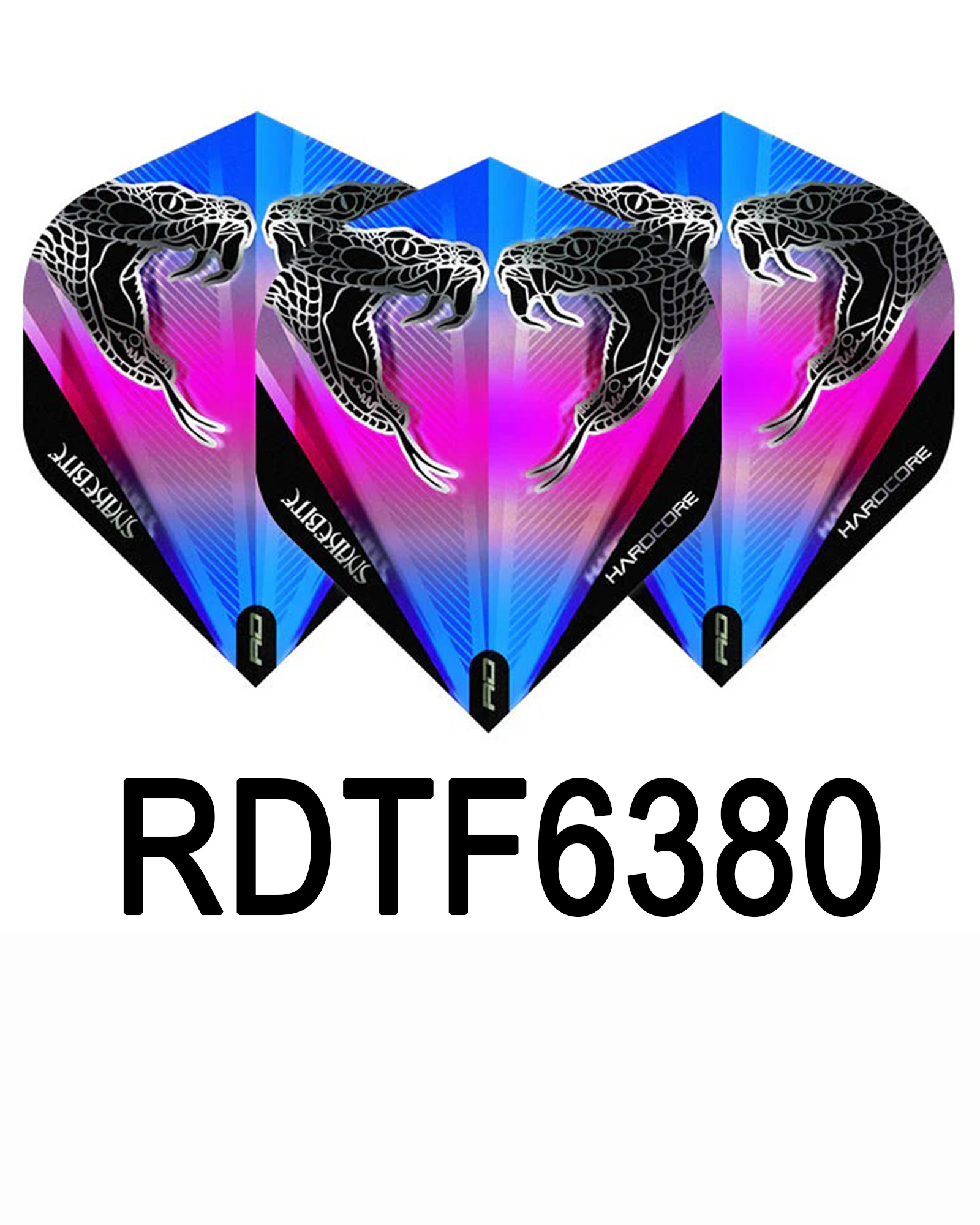 Red Dragon Pro Player Flights TF6380 Peter Wright Snakehead
