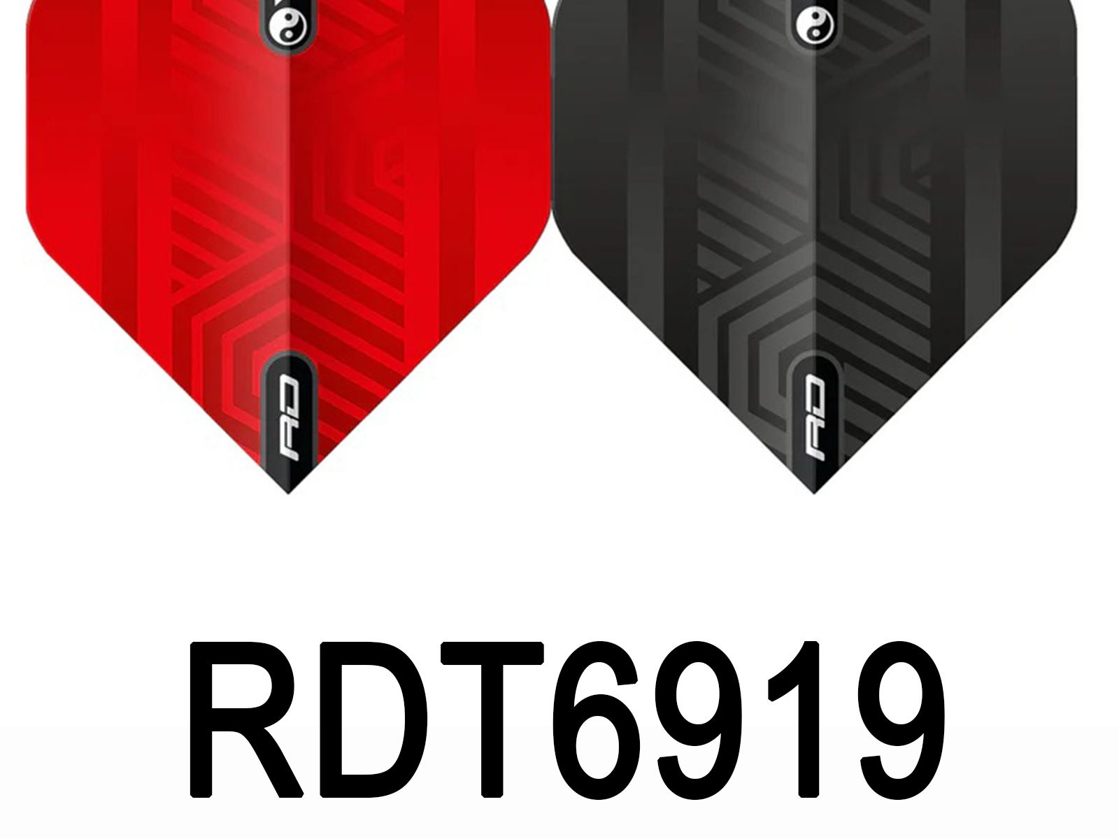 Red Dragon Red & Black Yin Yang Dart Flight