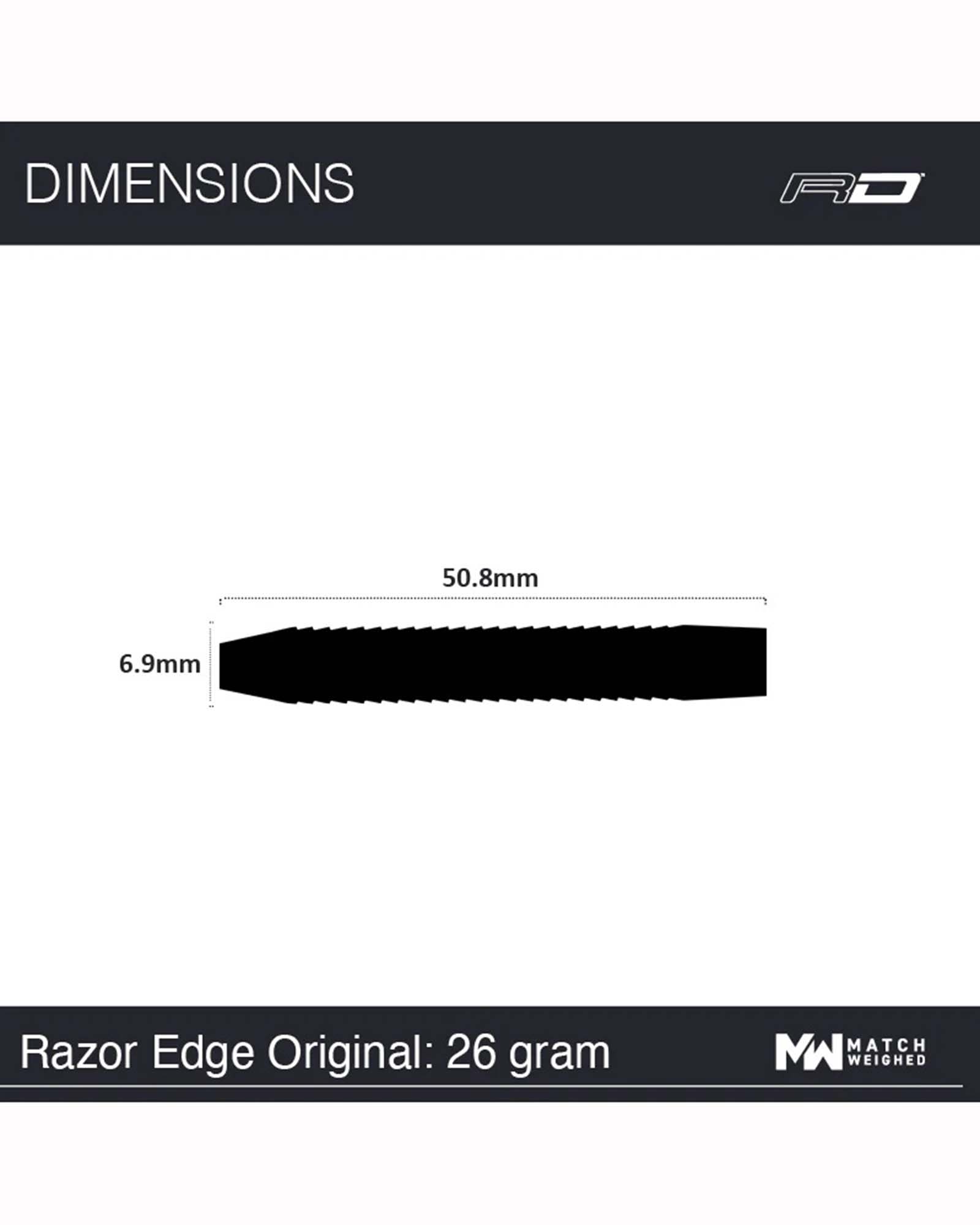 Red Dragon Rebel Edge Original Dart Set