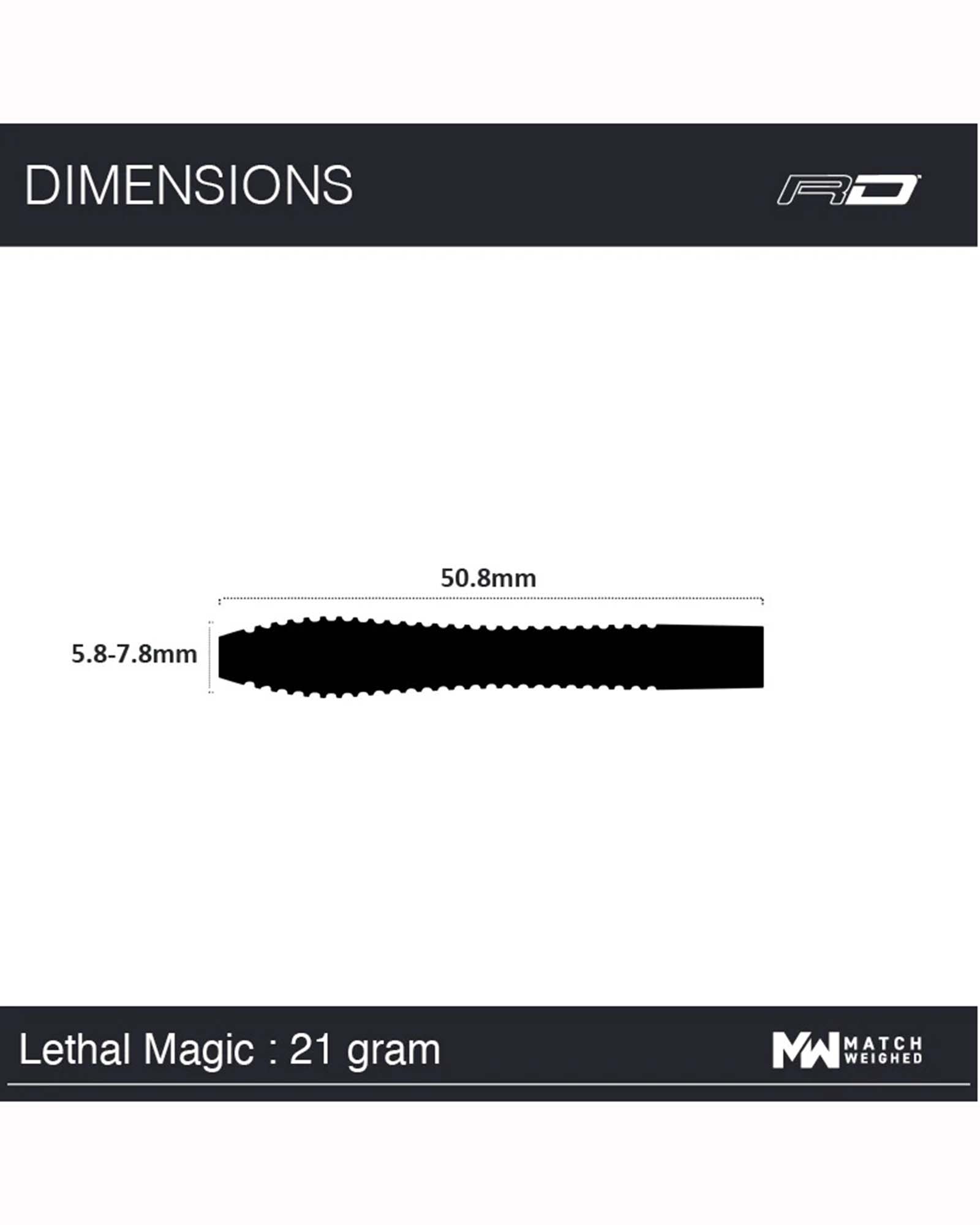 Red Dragon Lethal Magic 1 Dart Set