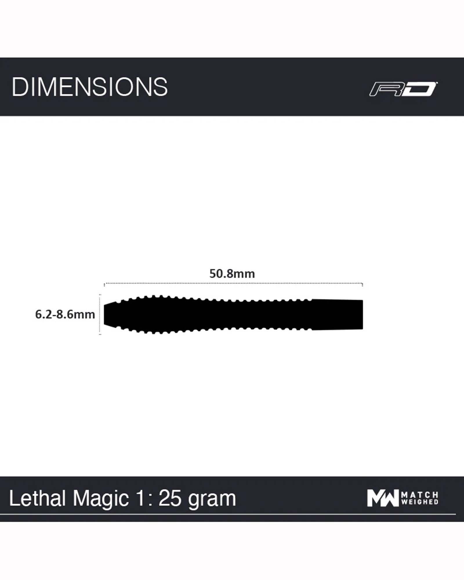 Red Dragon Lethal Magic 1 Dart Set