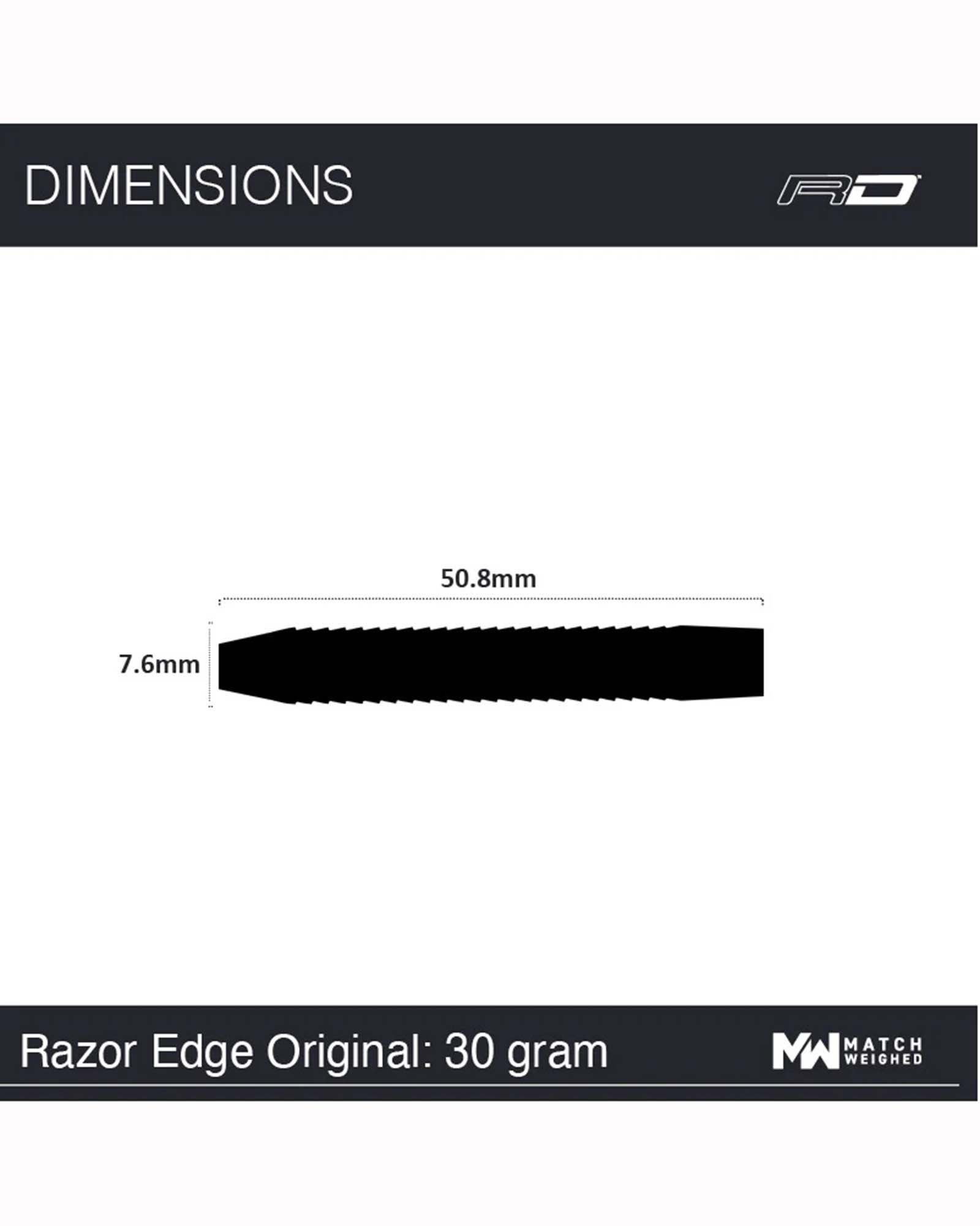 Red Dragon Rebel Edge Original Dart Set