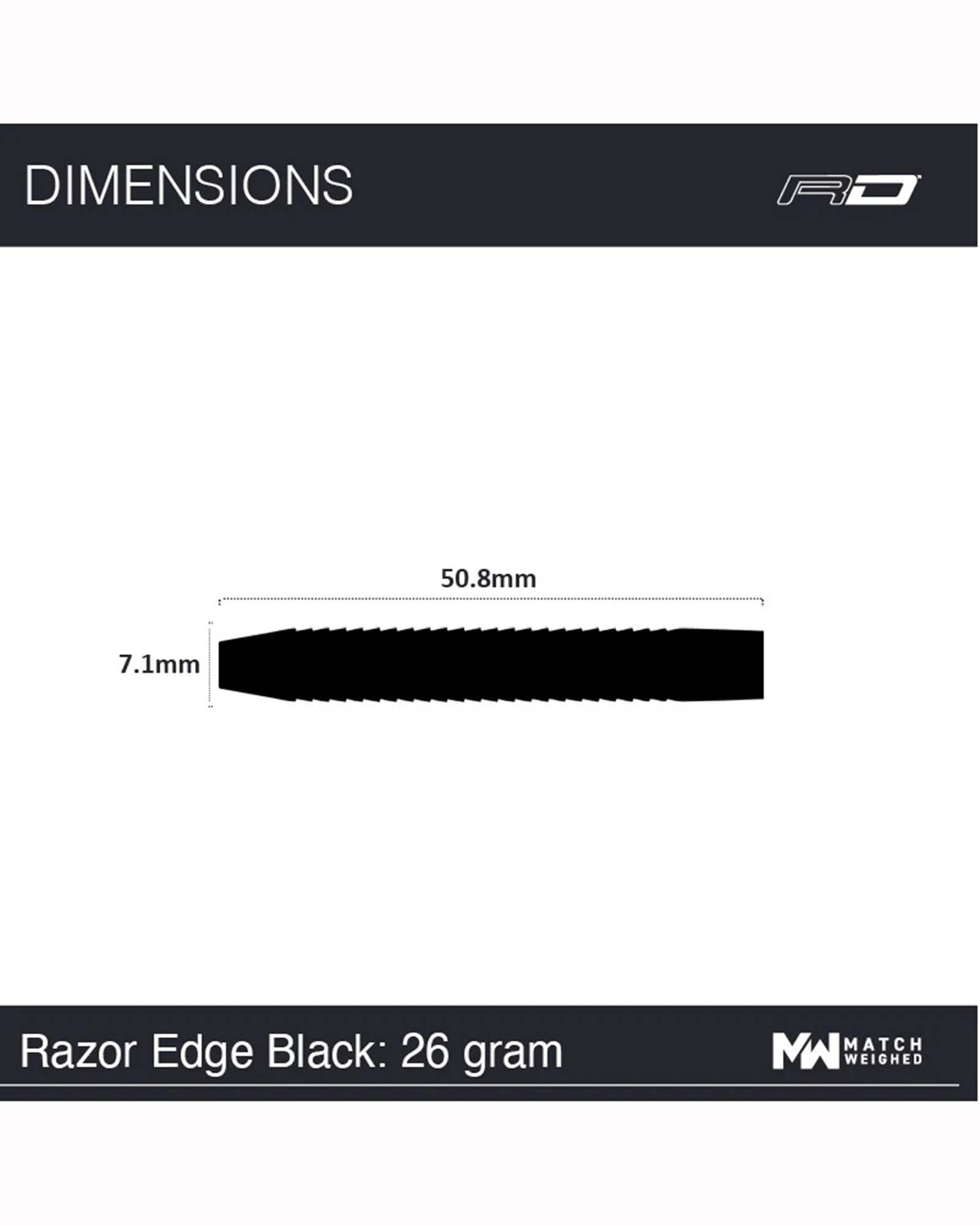 Red Dragon Razor Edge Black Dart Set - Image 4