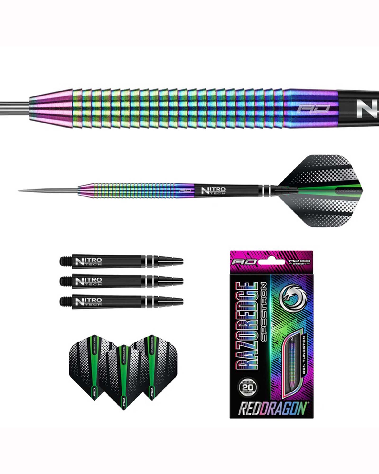 Red Dragon Rebel Edge Spectron Dart Set