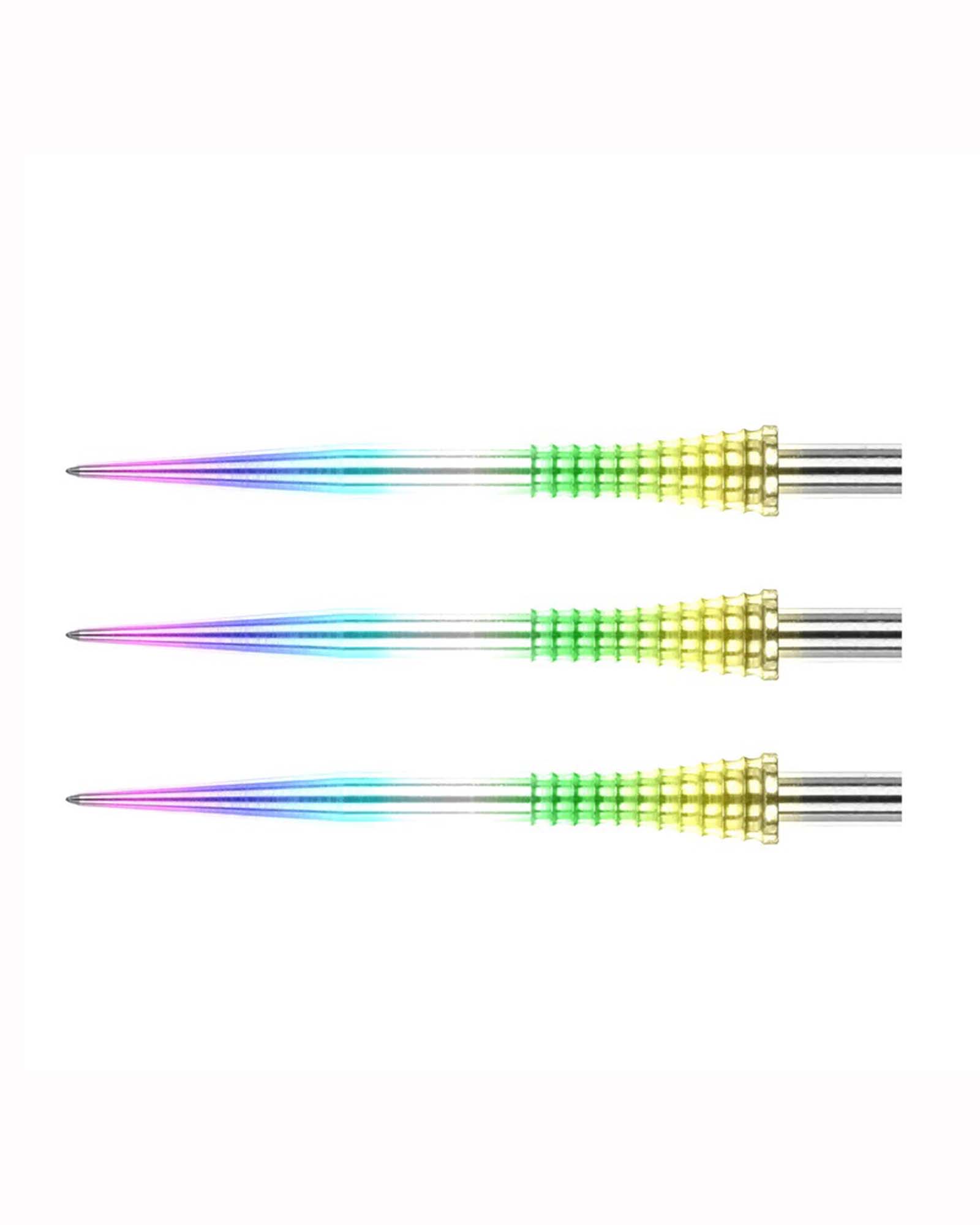 Red Dragon Gripped Raptor Rainbow Effect Dart Points 35mm