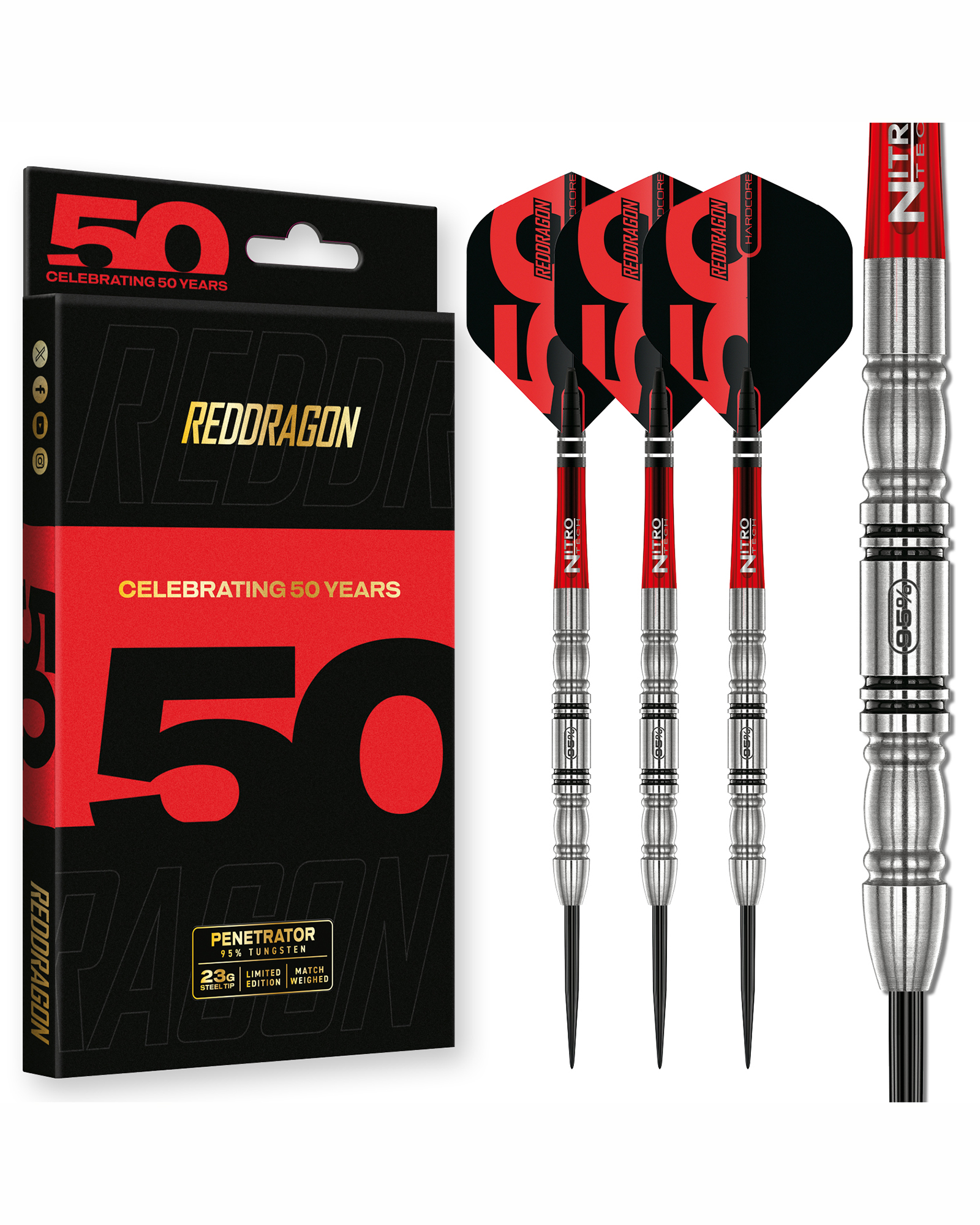 Red Dragon Penetrator 4: 23g Dart Set