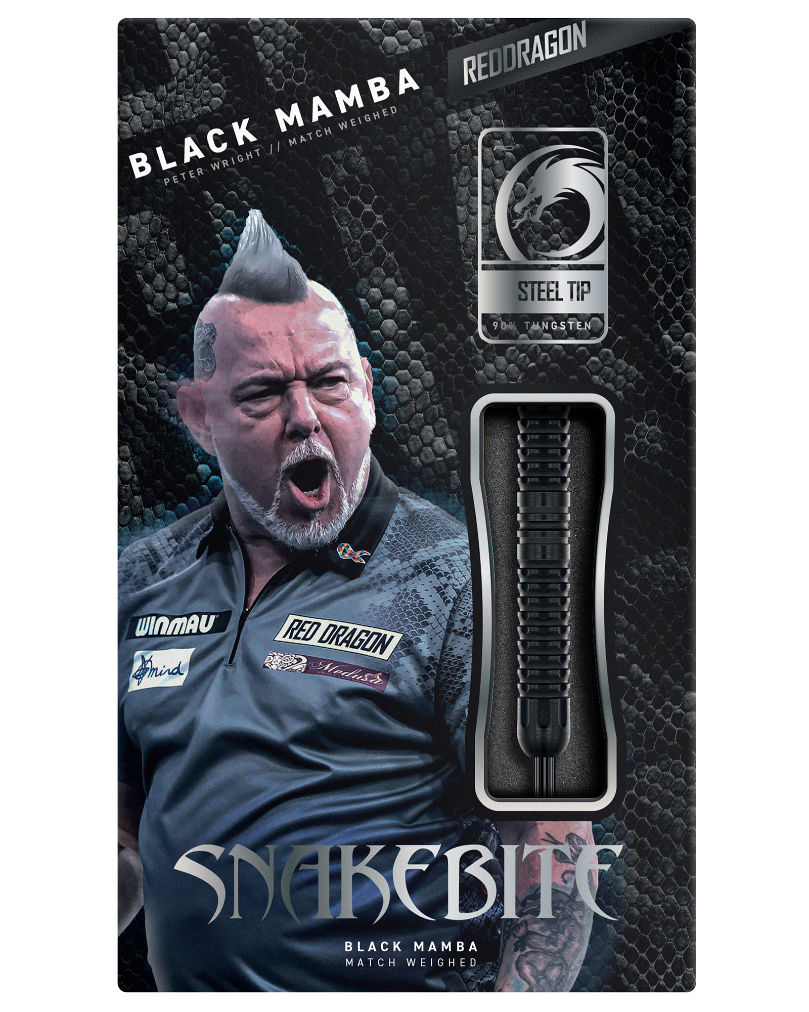 Red Dragon Peter Wright Black Mamba Dart Set - Image 5