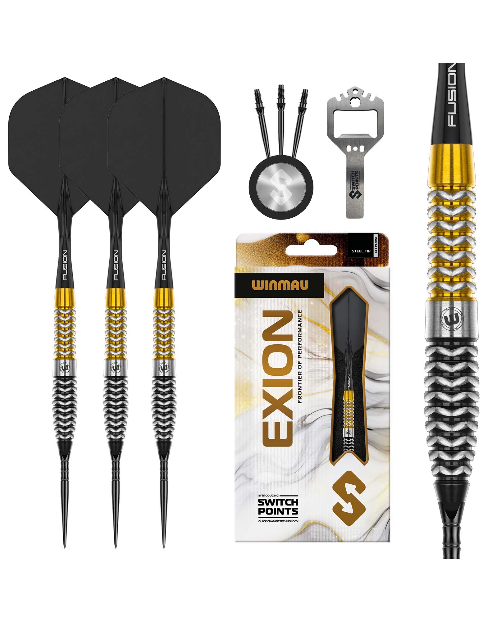 Winmau Exion Torpedo Switch Point Dart Set