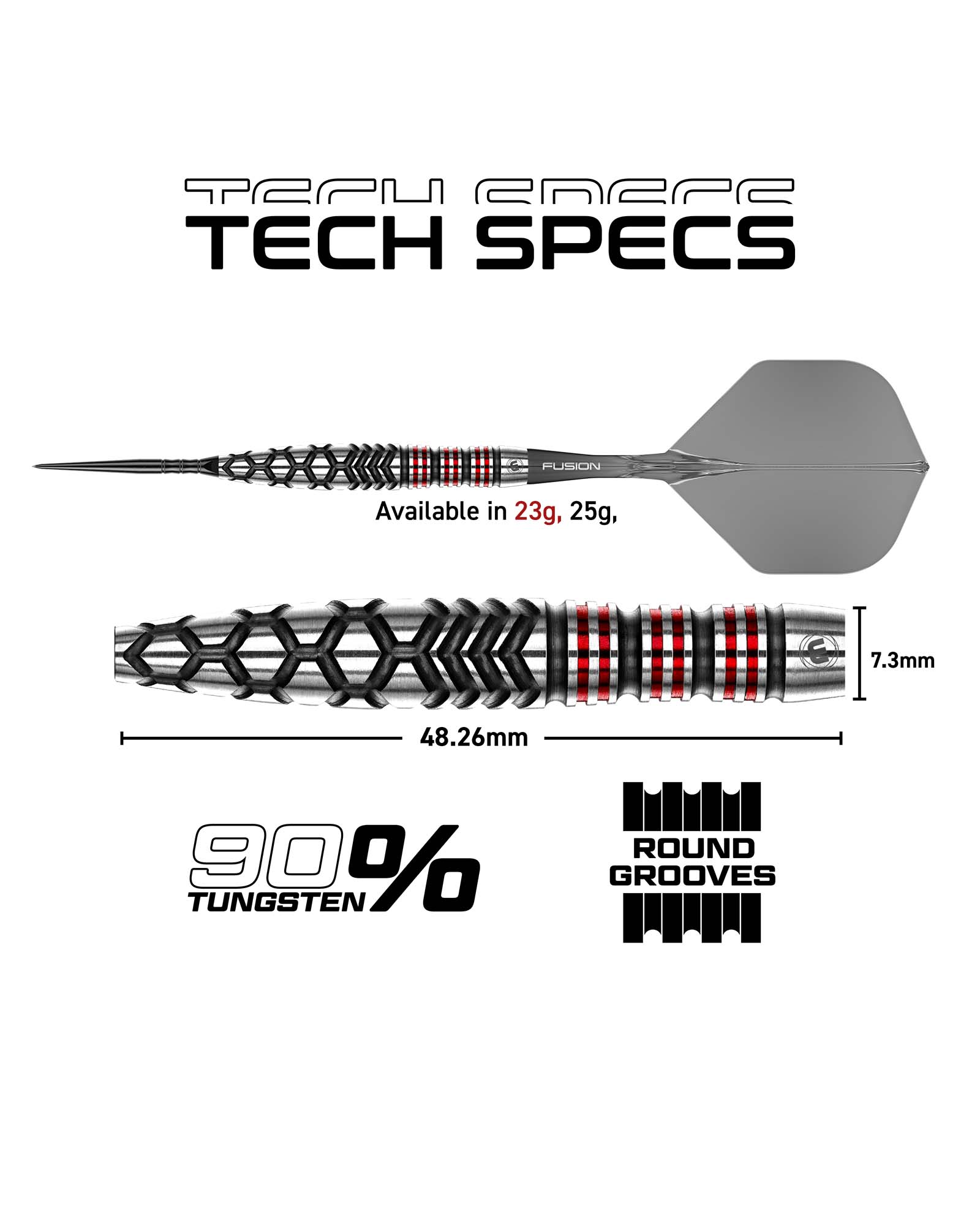 Winmau Fornax Torpedo Switch Point Dart Set - Image 2