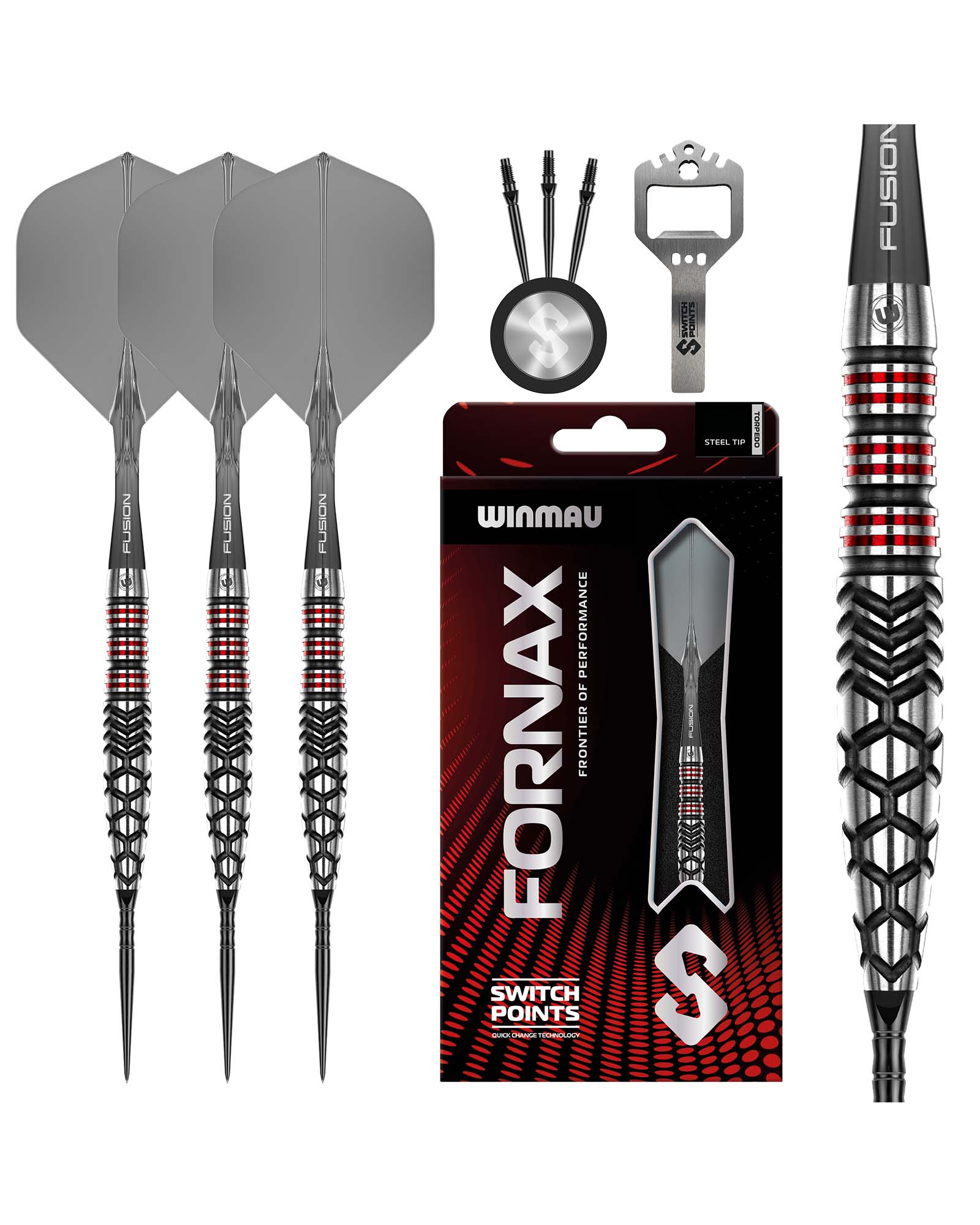 Winmau Fornax Torpedo Switch Point Dart Set
