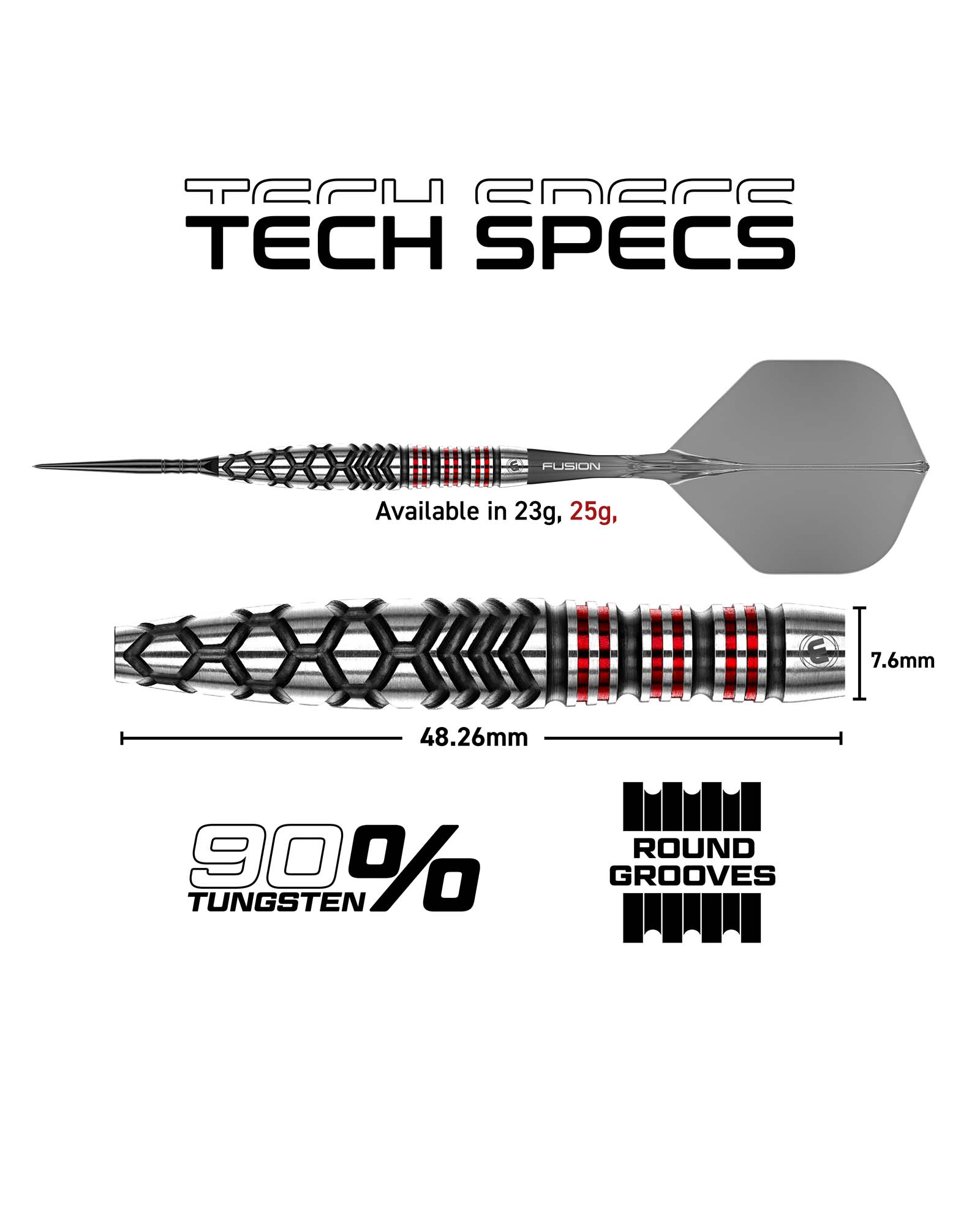Winmau Fornax Torpedo Switch Point Dart Set - Image 8