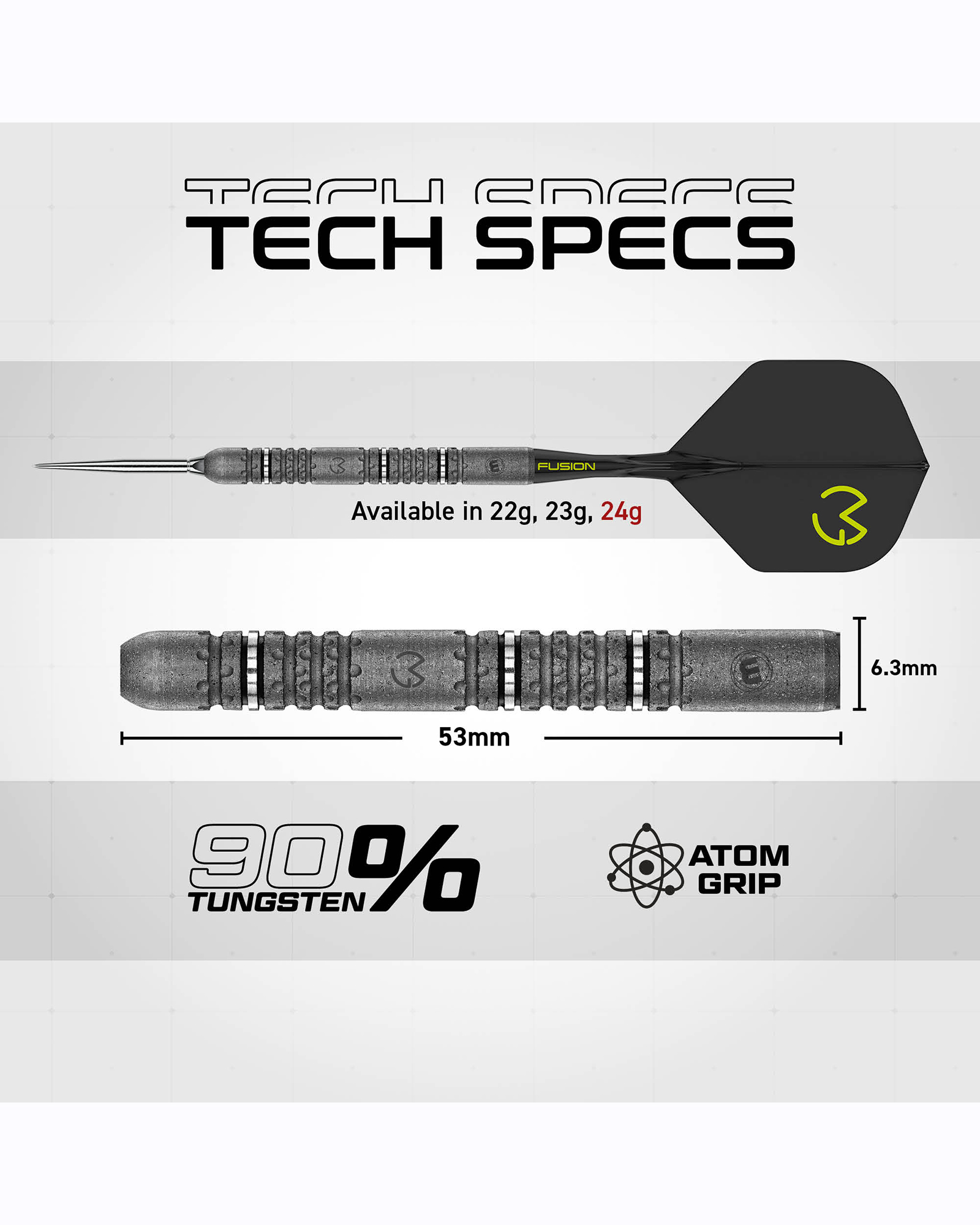 Winmau MVG Signature Edition Switch Point 23g Dart Set - Image 12
