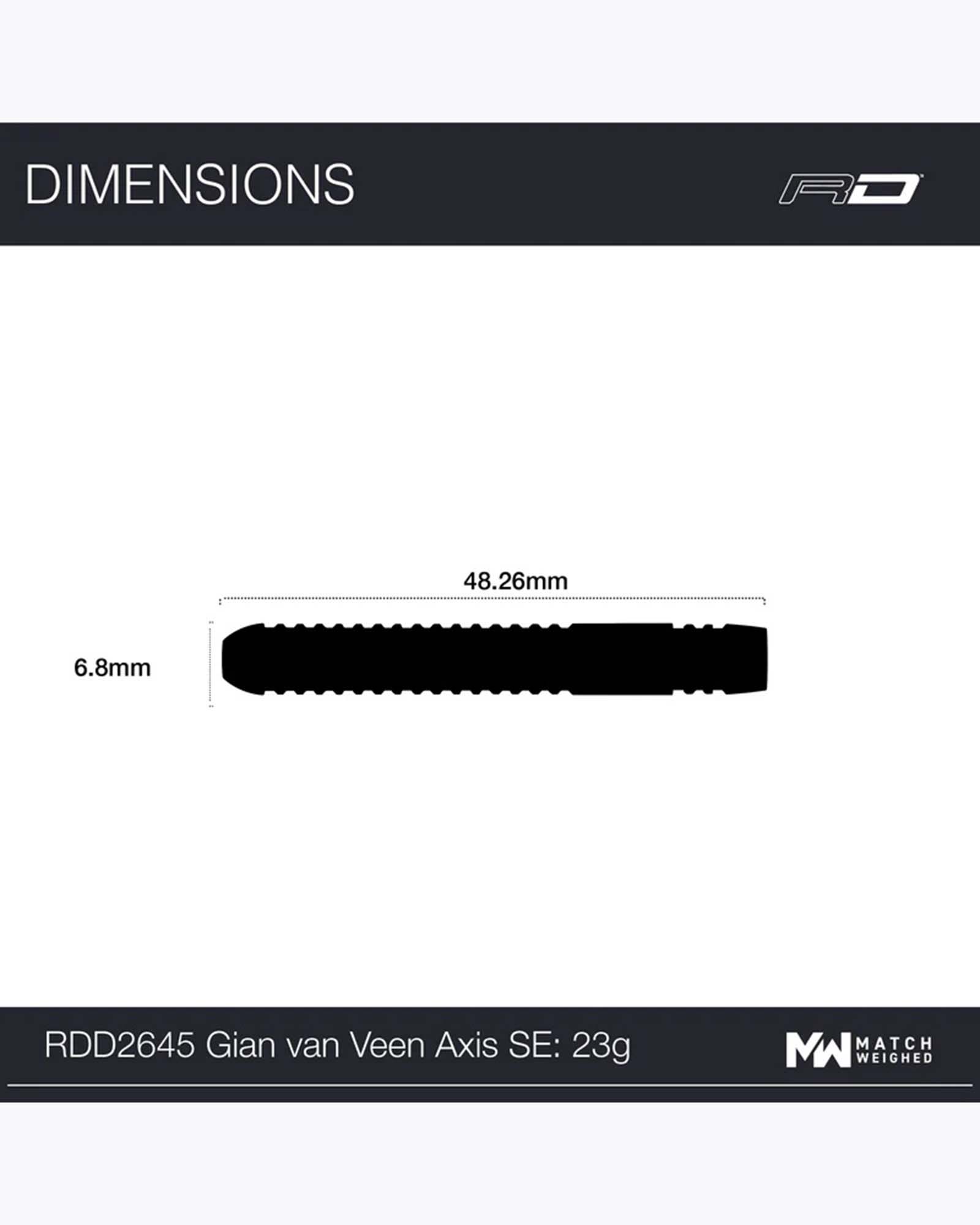 Red Dragon Gian van Veen Axis SE 23g Dart Set - Image 5