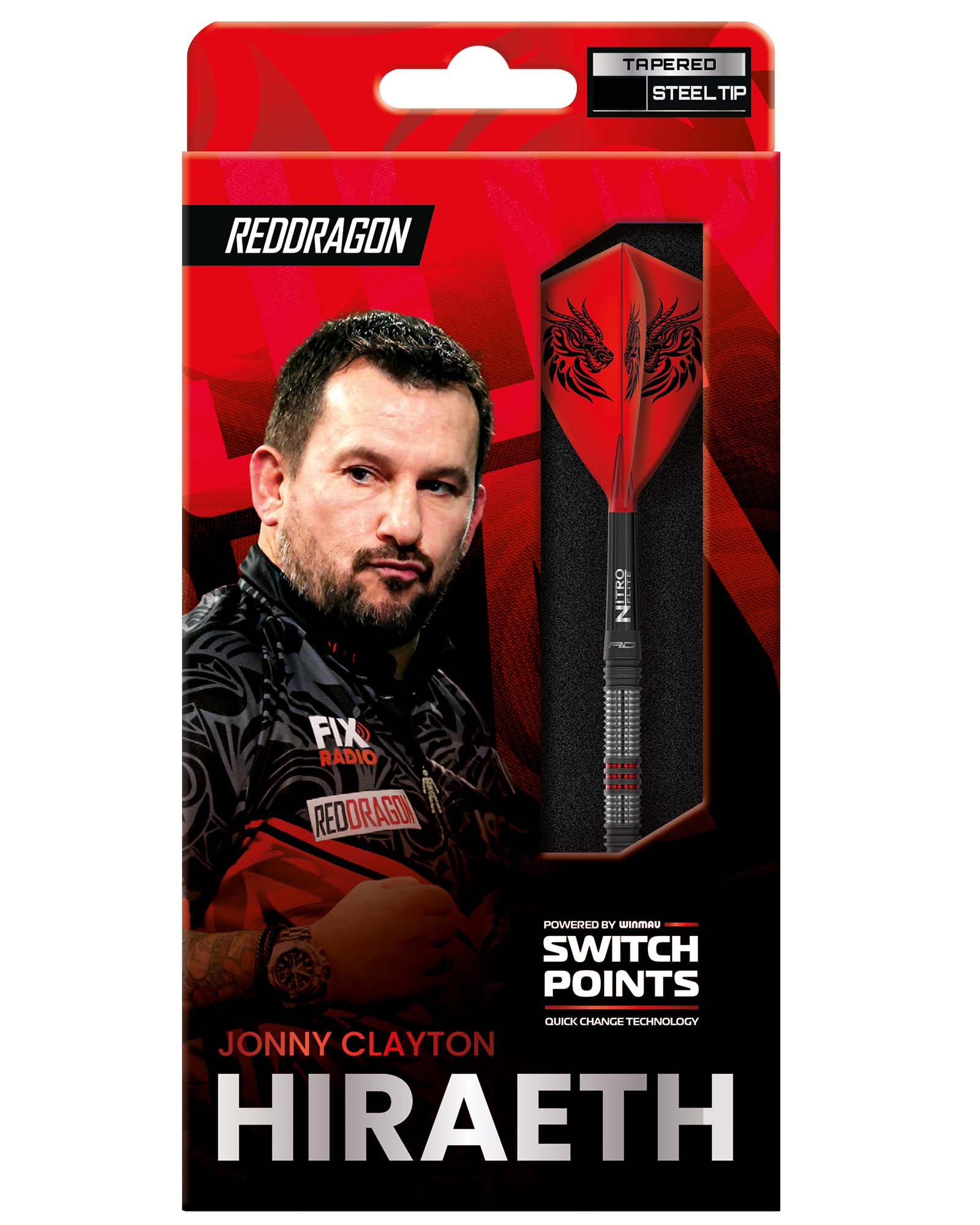 Red Dragon Jonny Clayton Hiraeth Switch Point Dart Set - Image 8