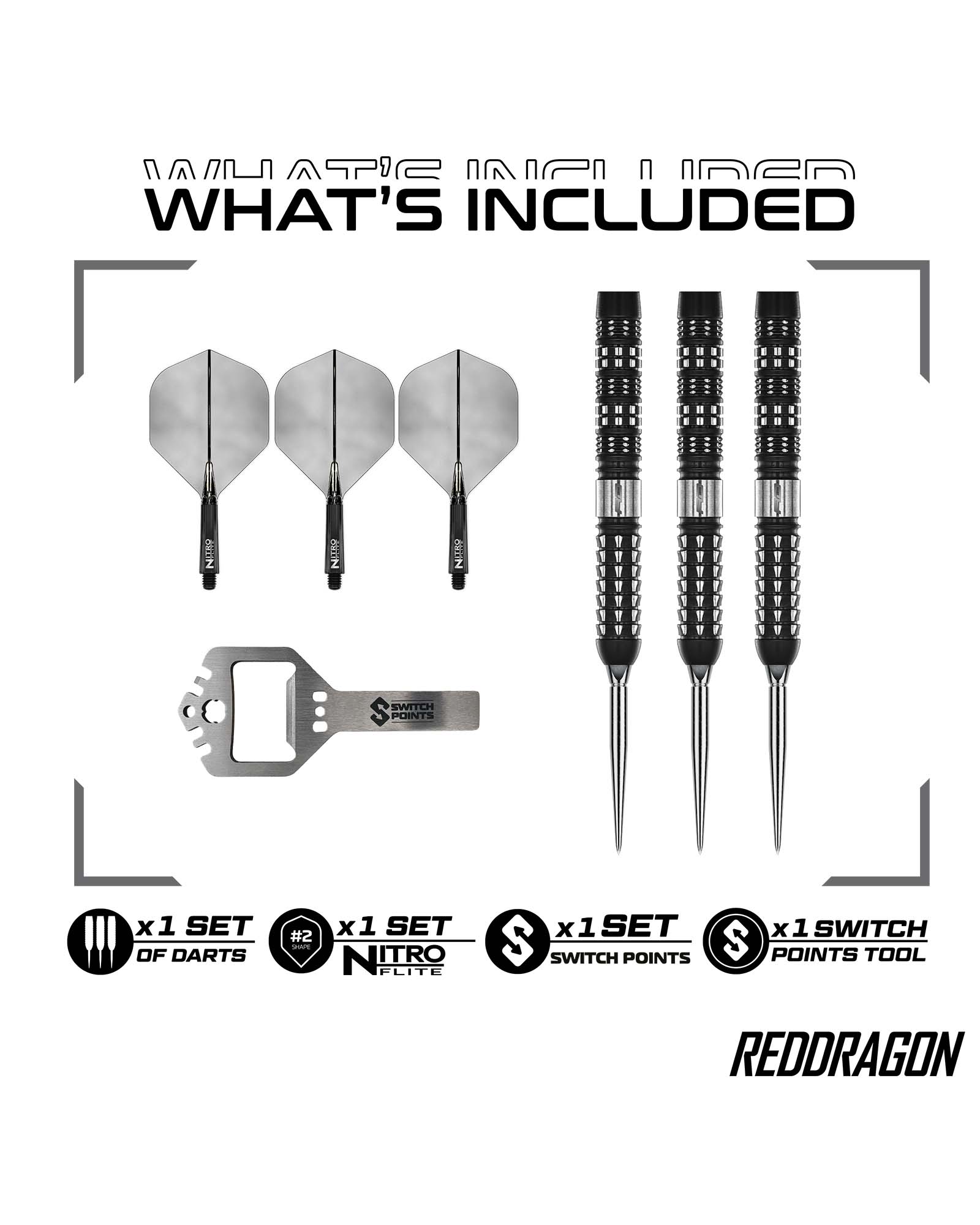 Red Dragon Recon Switch Point Dart Set - Image 3
