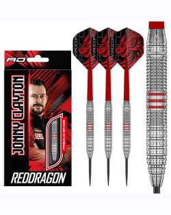 Red Dragon Jonny Clayton 21g Brass Dart Set