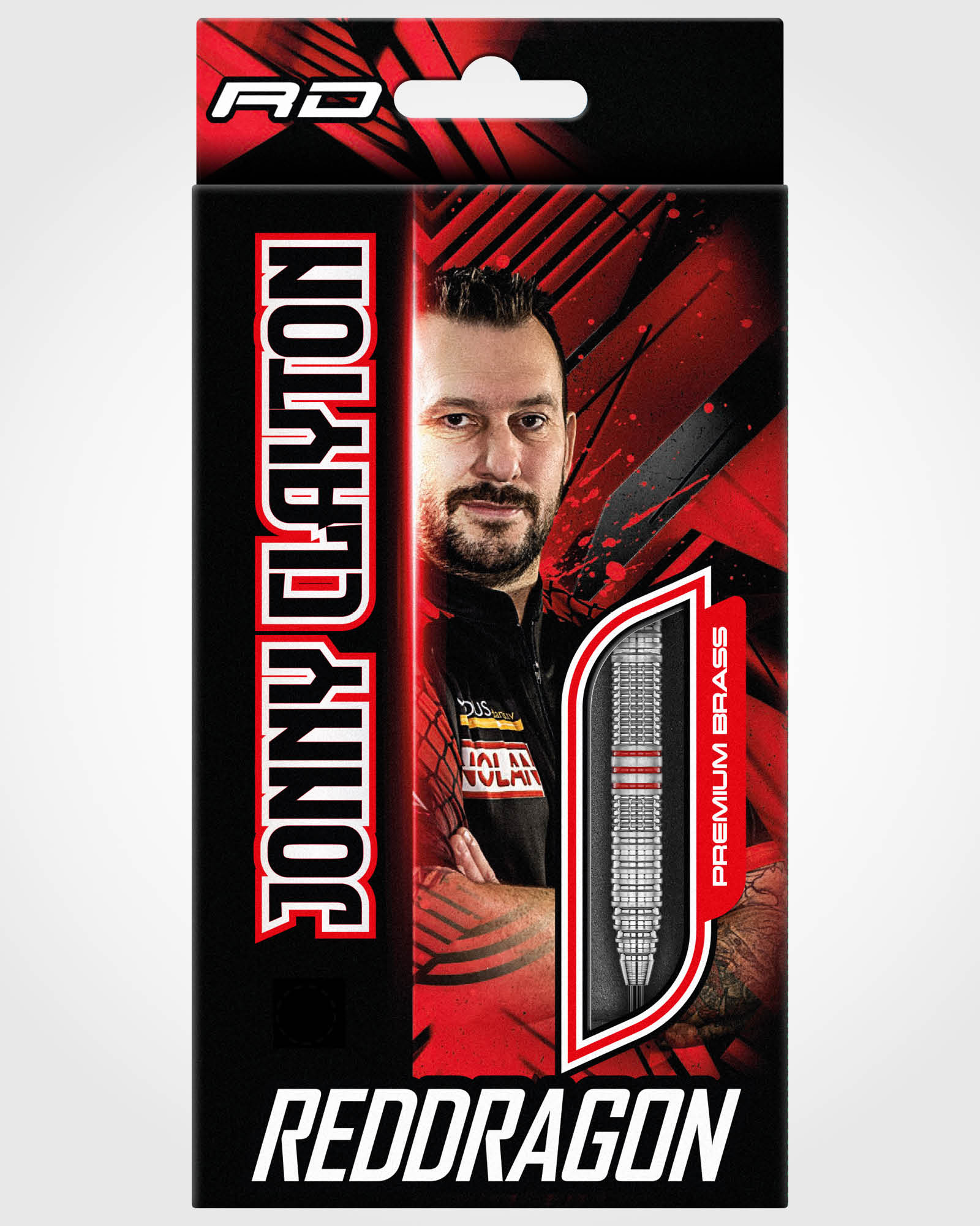 Red Dragon Jonny Clayton 21g Brass Dart Set - Image 6