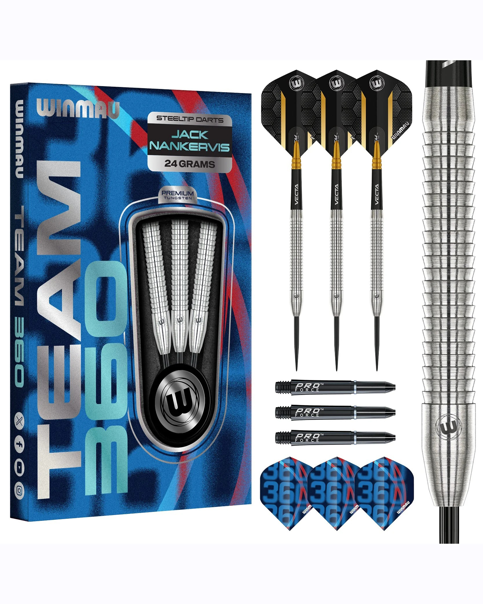 Winmau Jack Nankervis 24g Dart Set