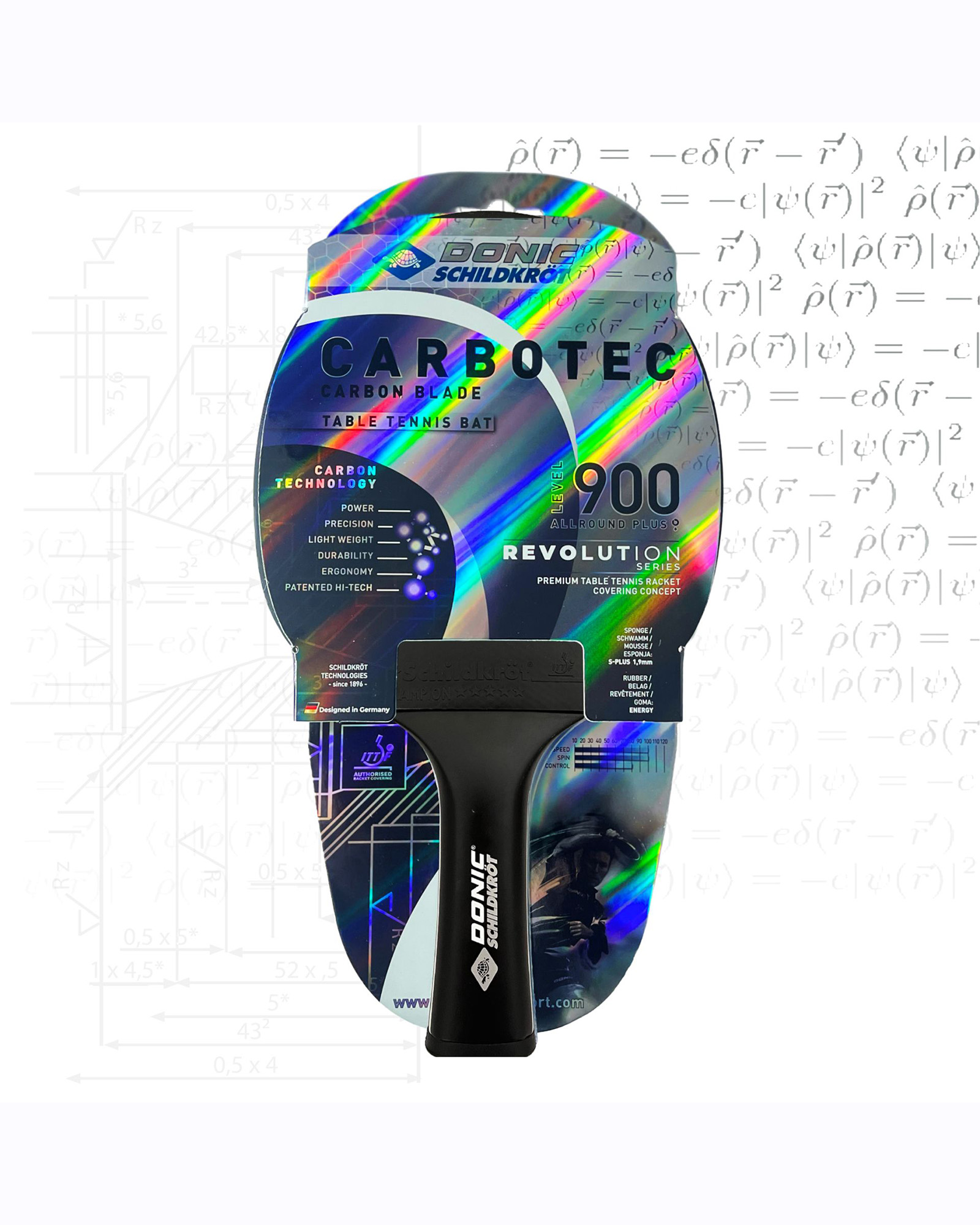 Donic Carbotec 900 Concave Table Tennis Bat - Image 6