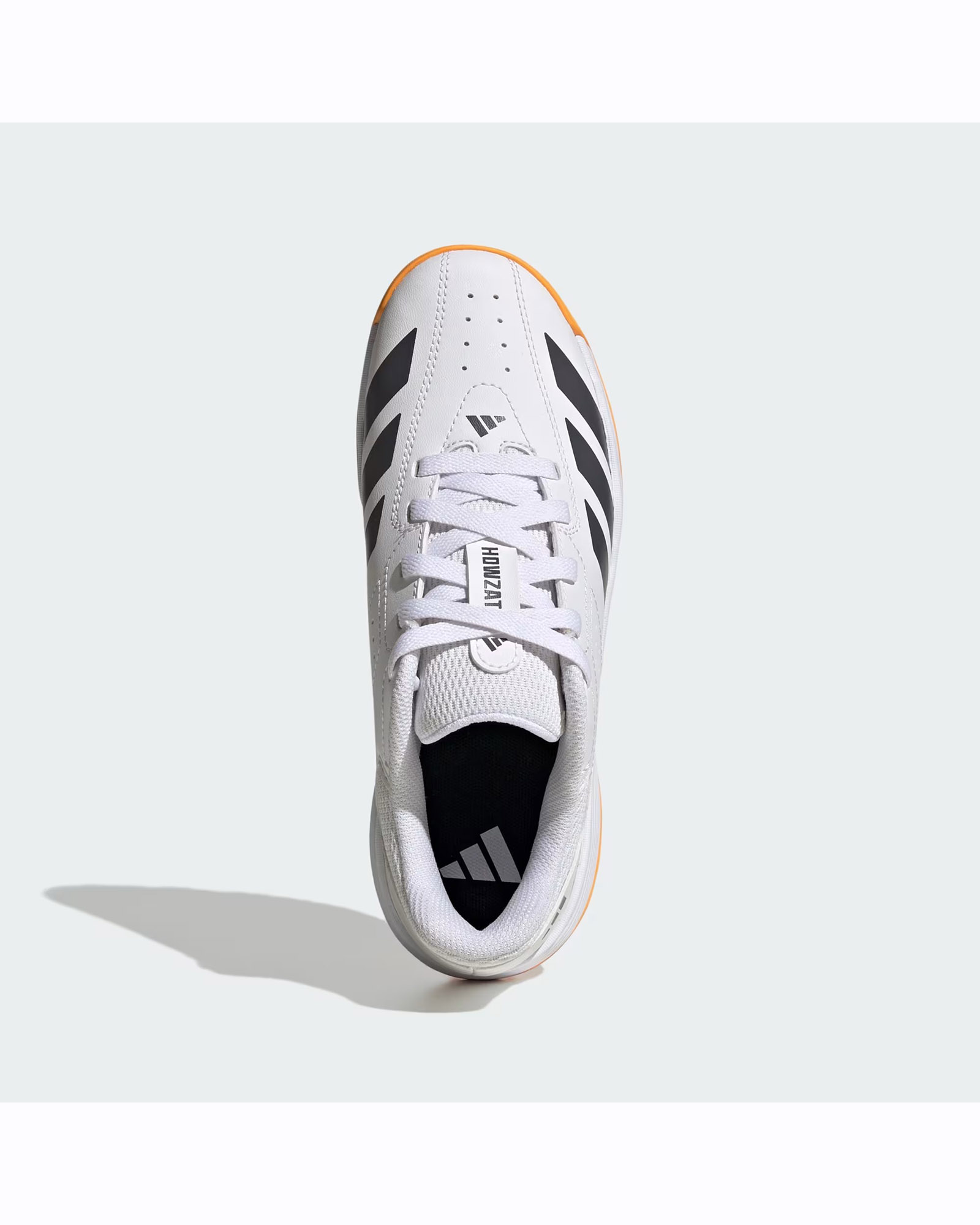 Adidas Howzat Spikeless Junior Cricket Shoe - White - Image 2