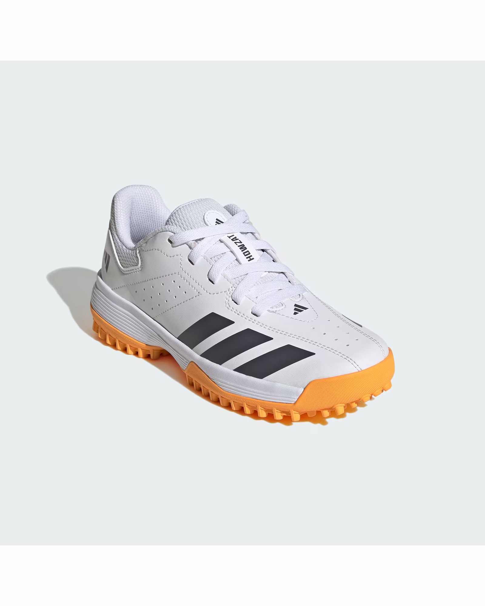 Adidas Howzat Spikeless Junior Cricket Shoe - White - Image 4