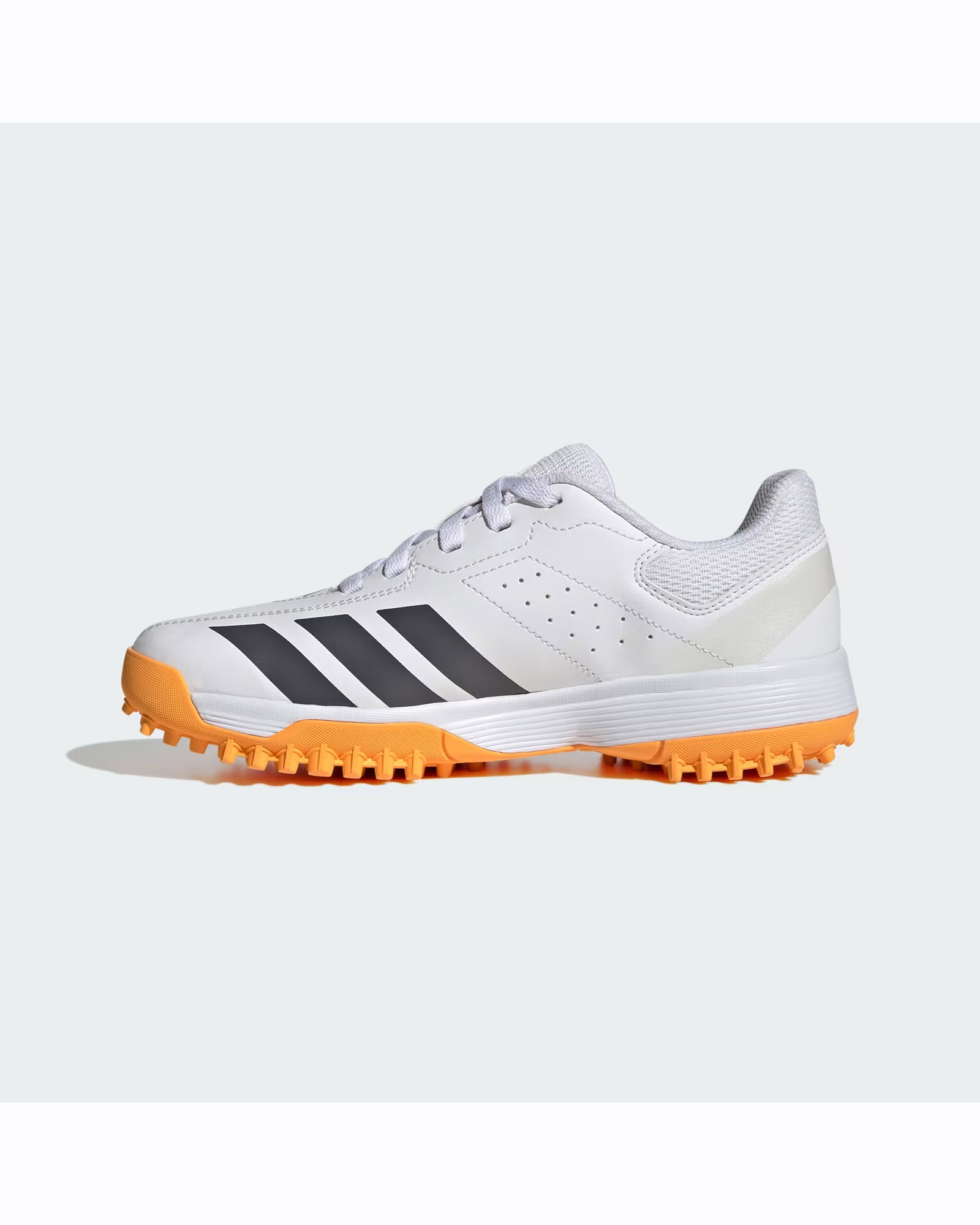 Adidas Howzat Spikeless Junior Cricket Shoe - White - Image 6