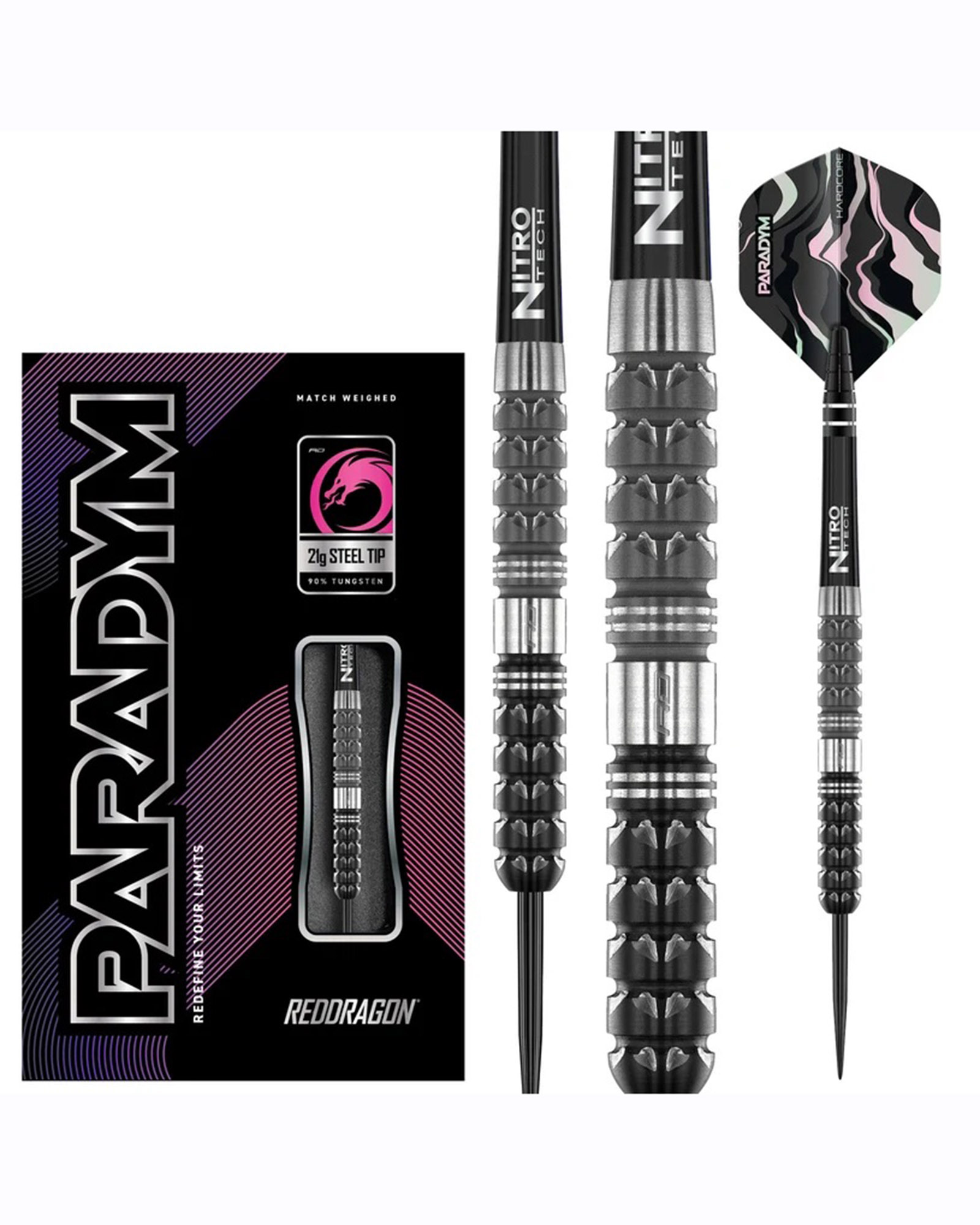 Red Dragon Paradym Tapered Barrel 25g Dart Set