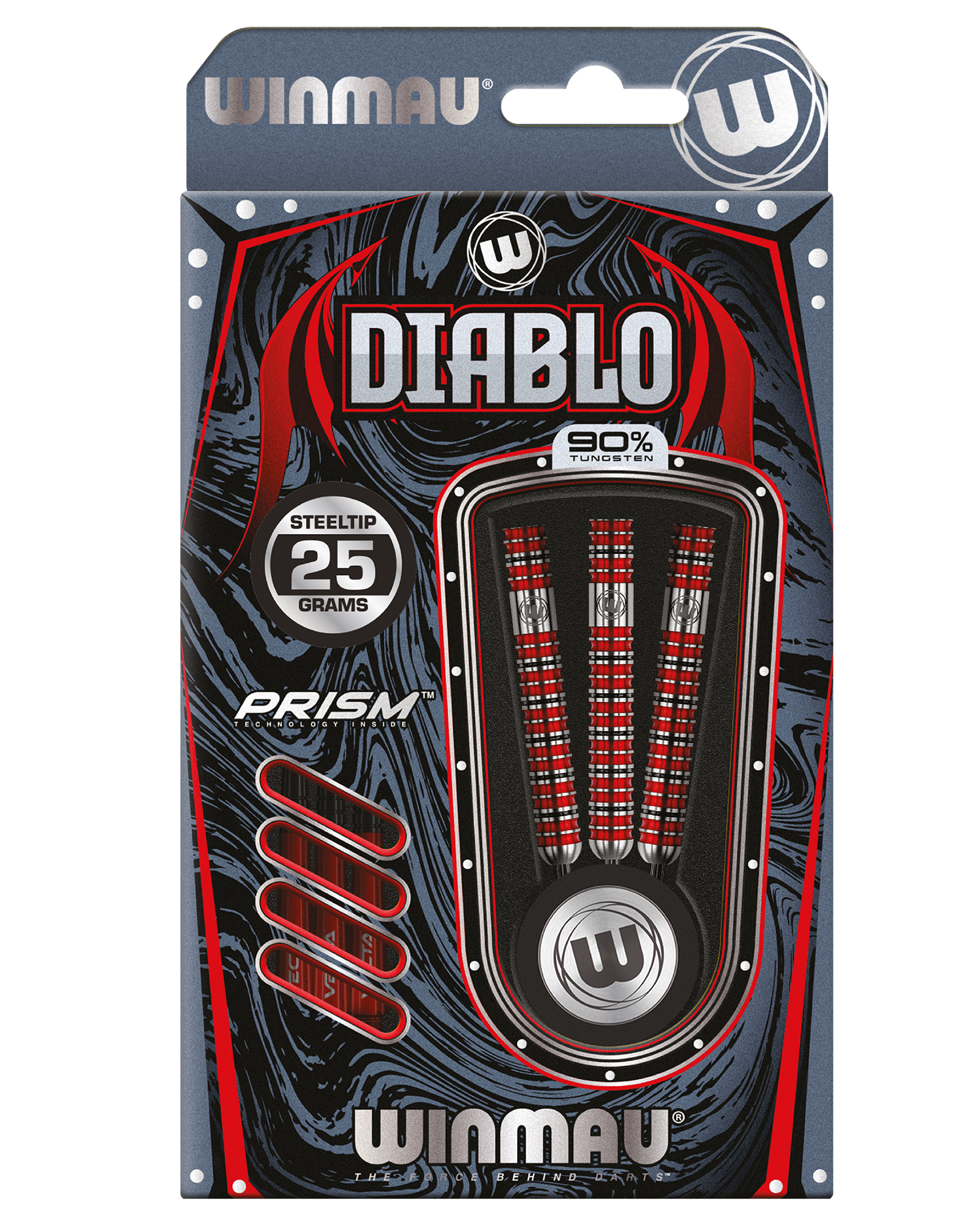 Winmau Diablo 90% Tungsten Dart Set 25g - Image 2