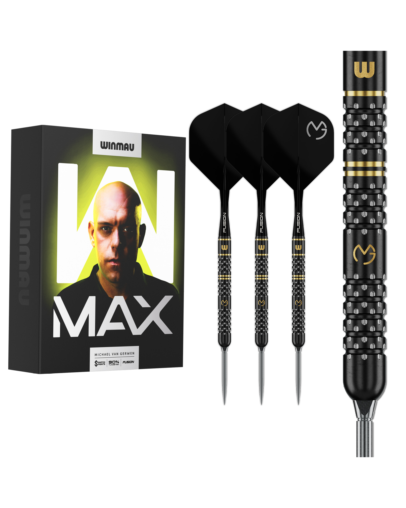 Winmau MvG W Max 90% Switch Point Darts - Image 3