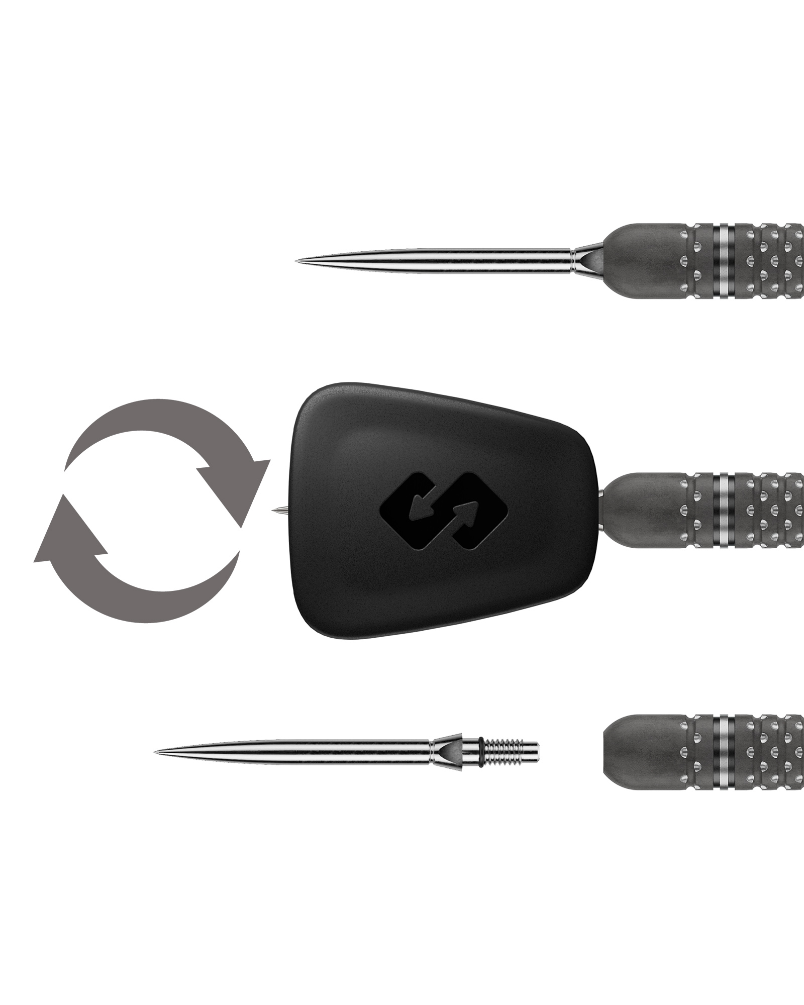 1575 Winmau MvG TS-PRO 90% Switch Point Darts
