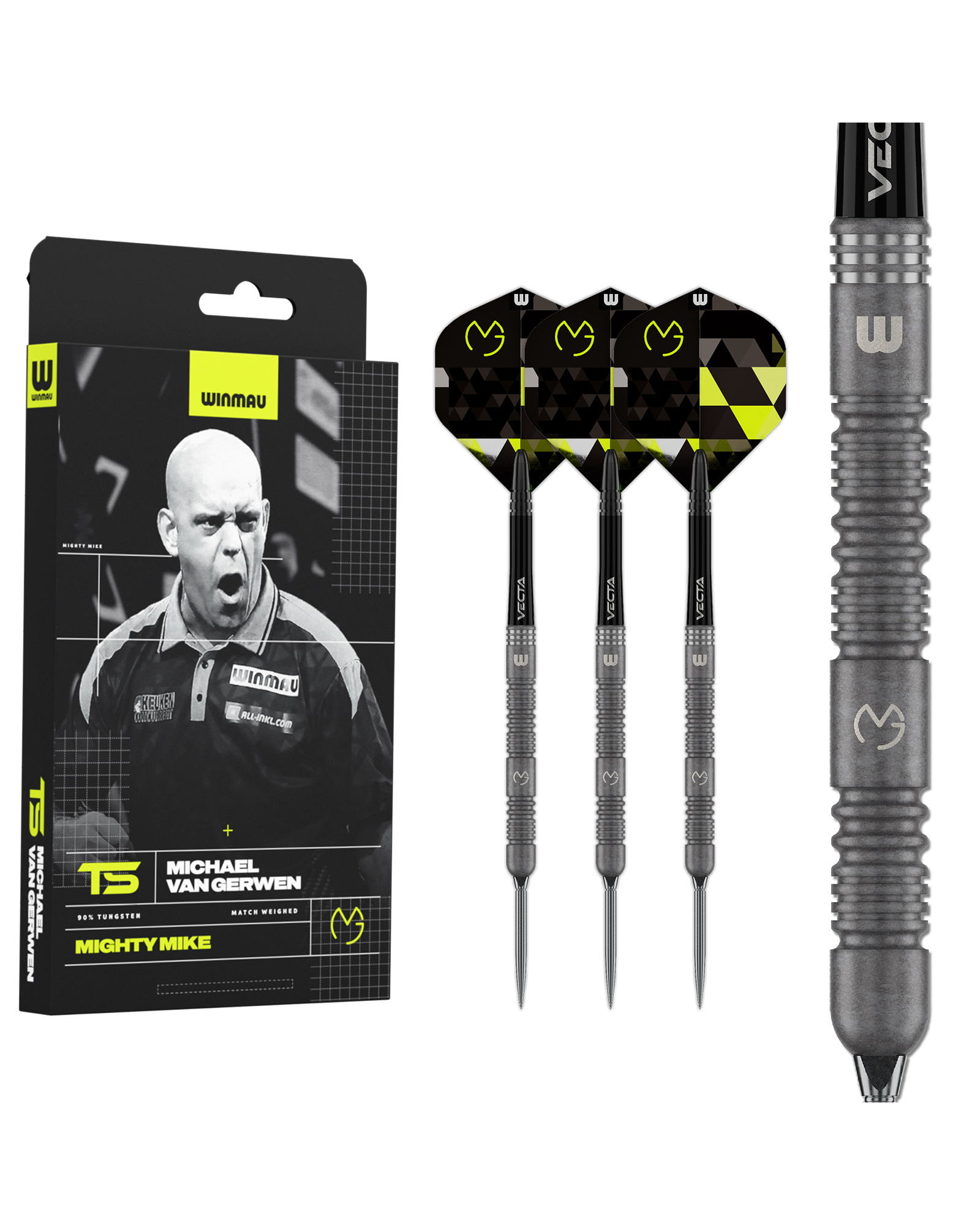 1576 Winmau MvG TS 90% Switch Point Dart