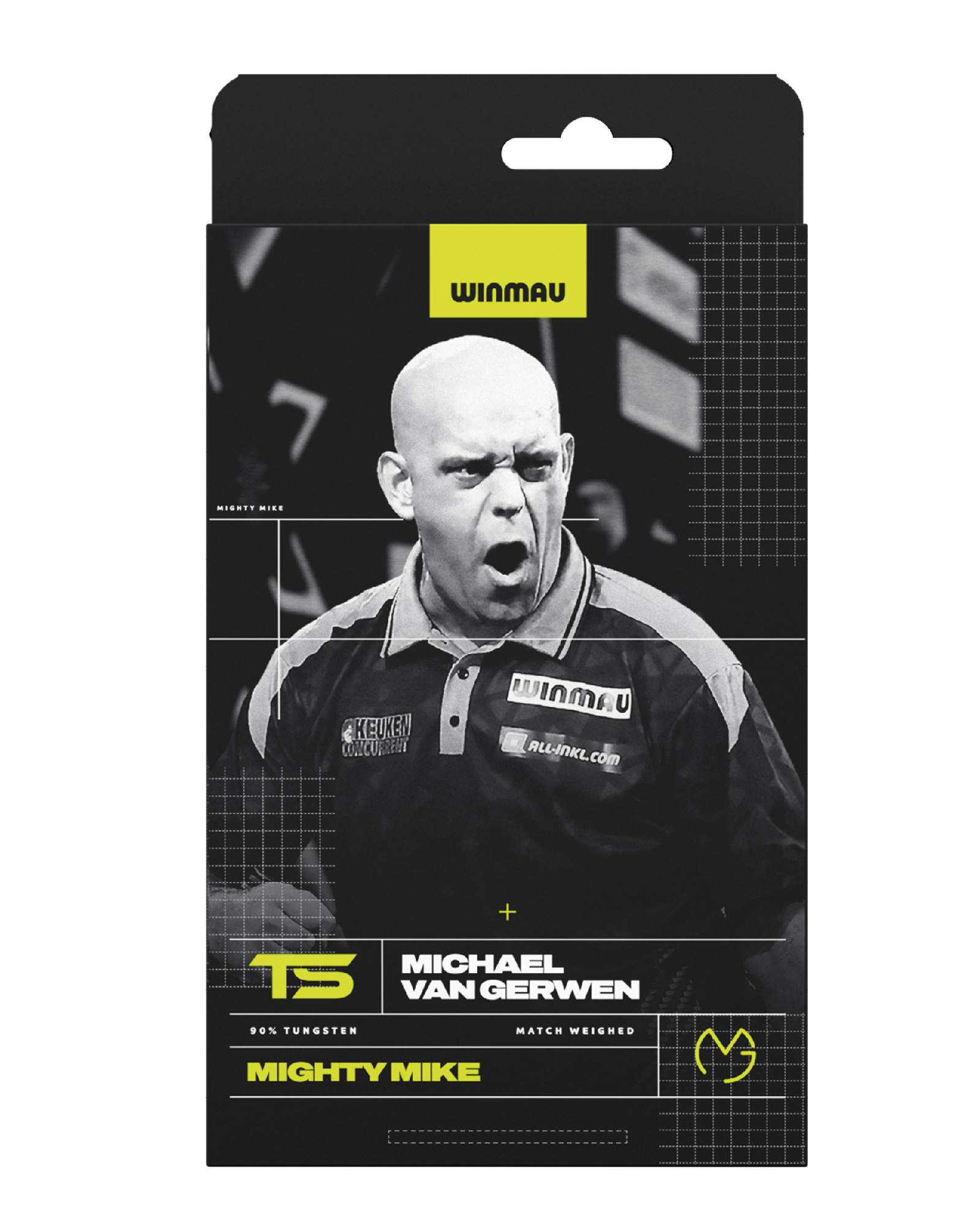 1576 Winmau MvG TS 90% Switch Point Dart