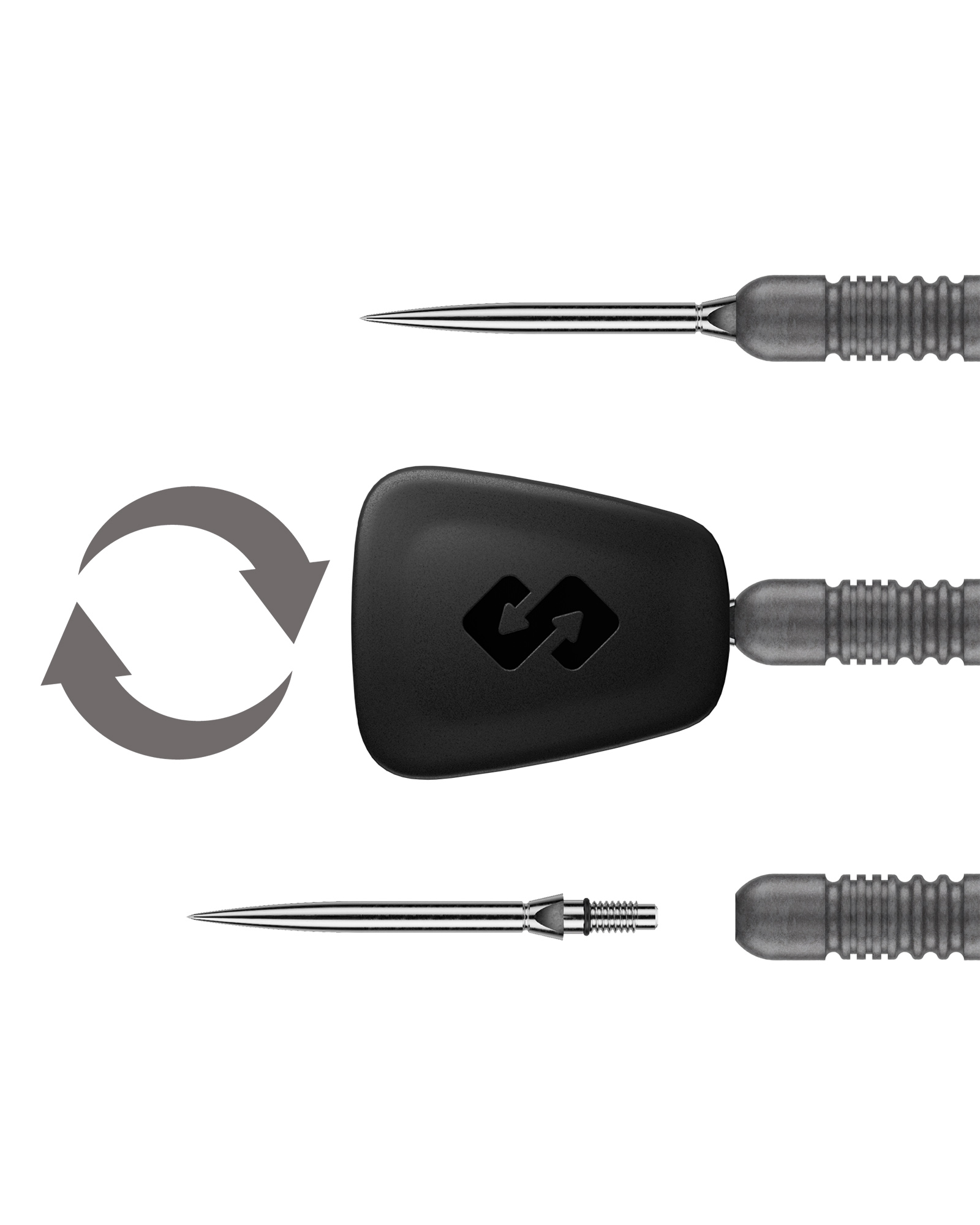 1576 Winmau MvG TS 90% Switch Point Dart