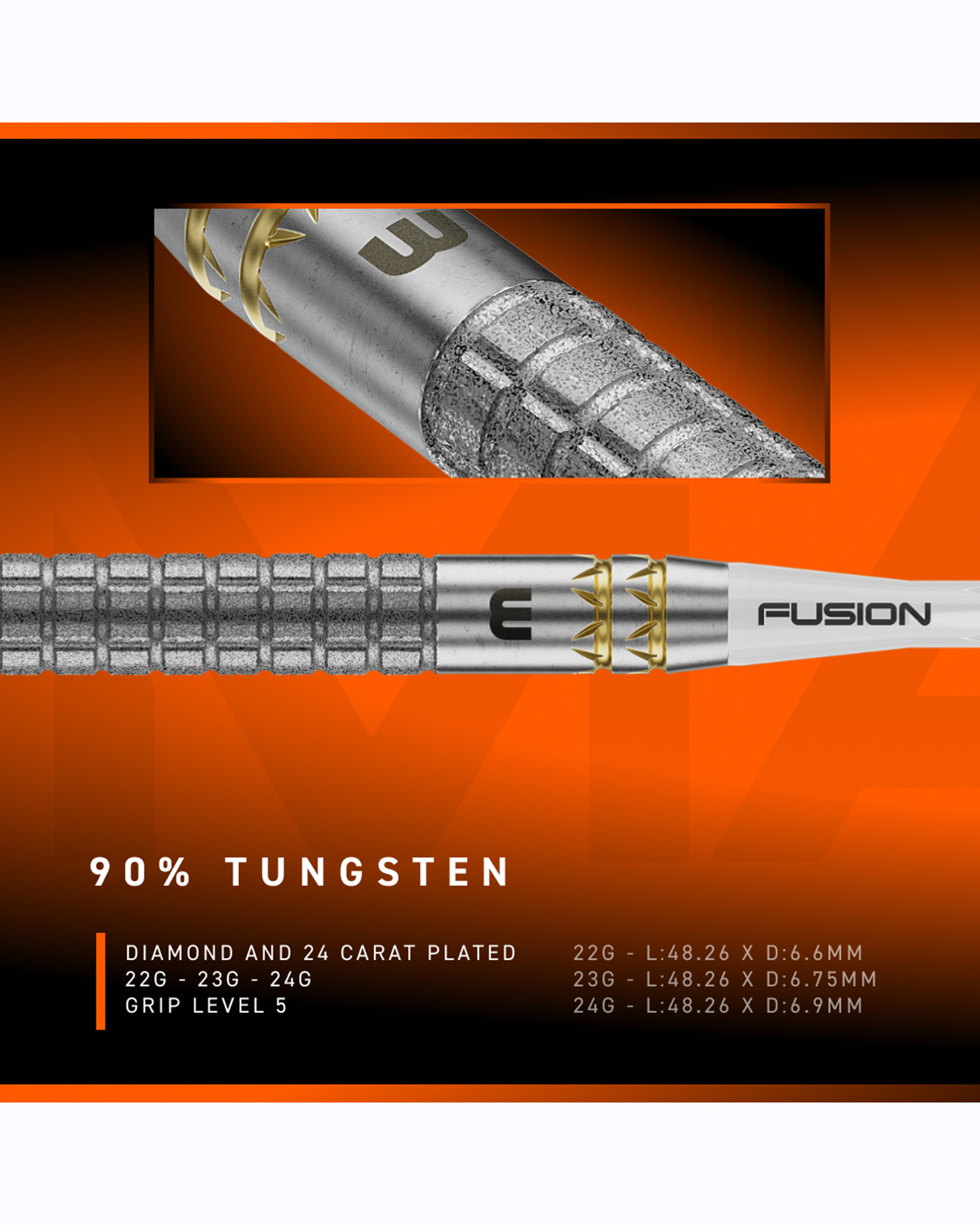 Winmau GVV W Max 90% Switch Point Darts - Image 5